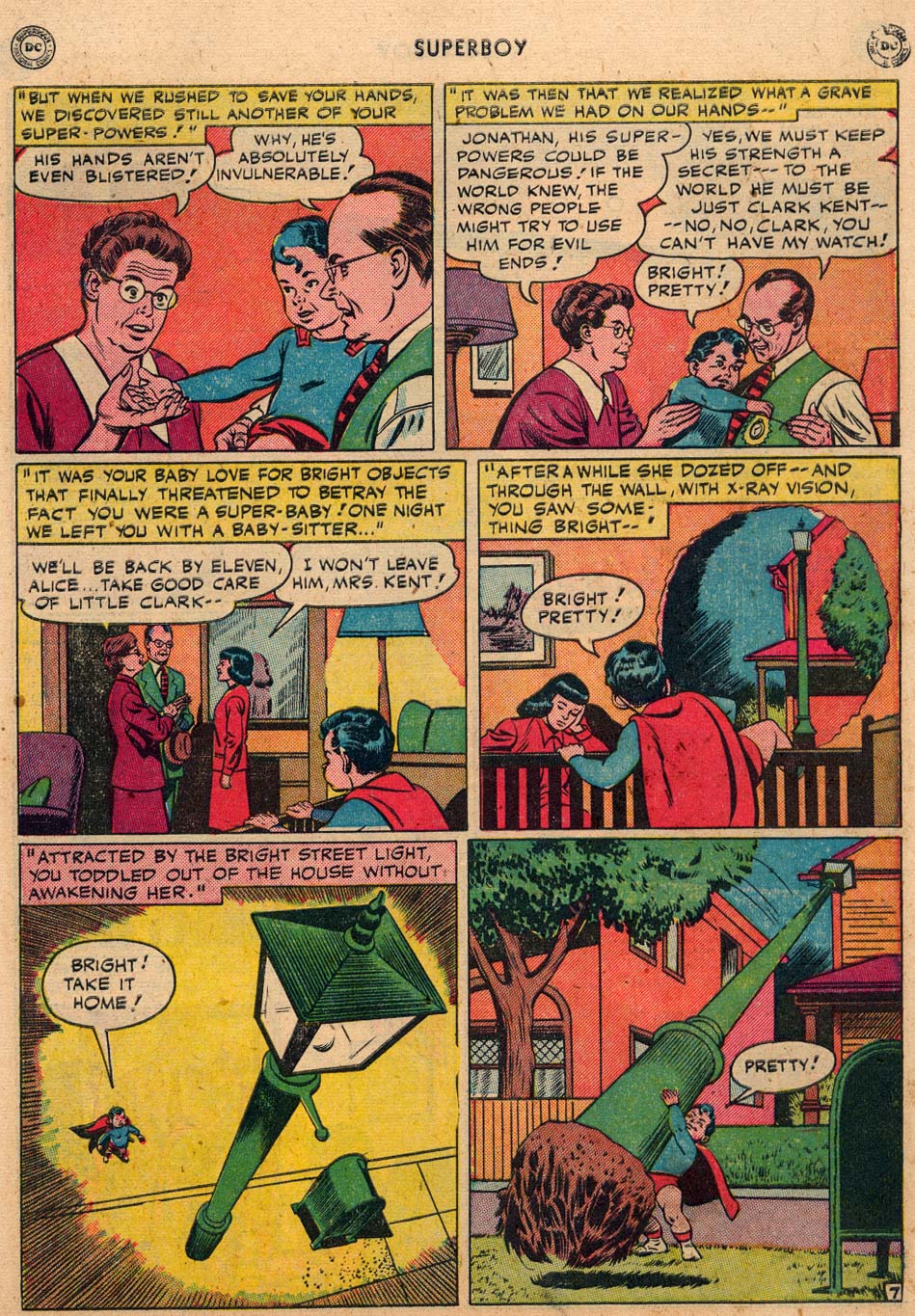 Read online Superboy (1949) comic -  Issue #8 - 8