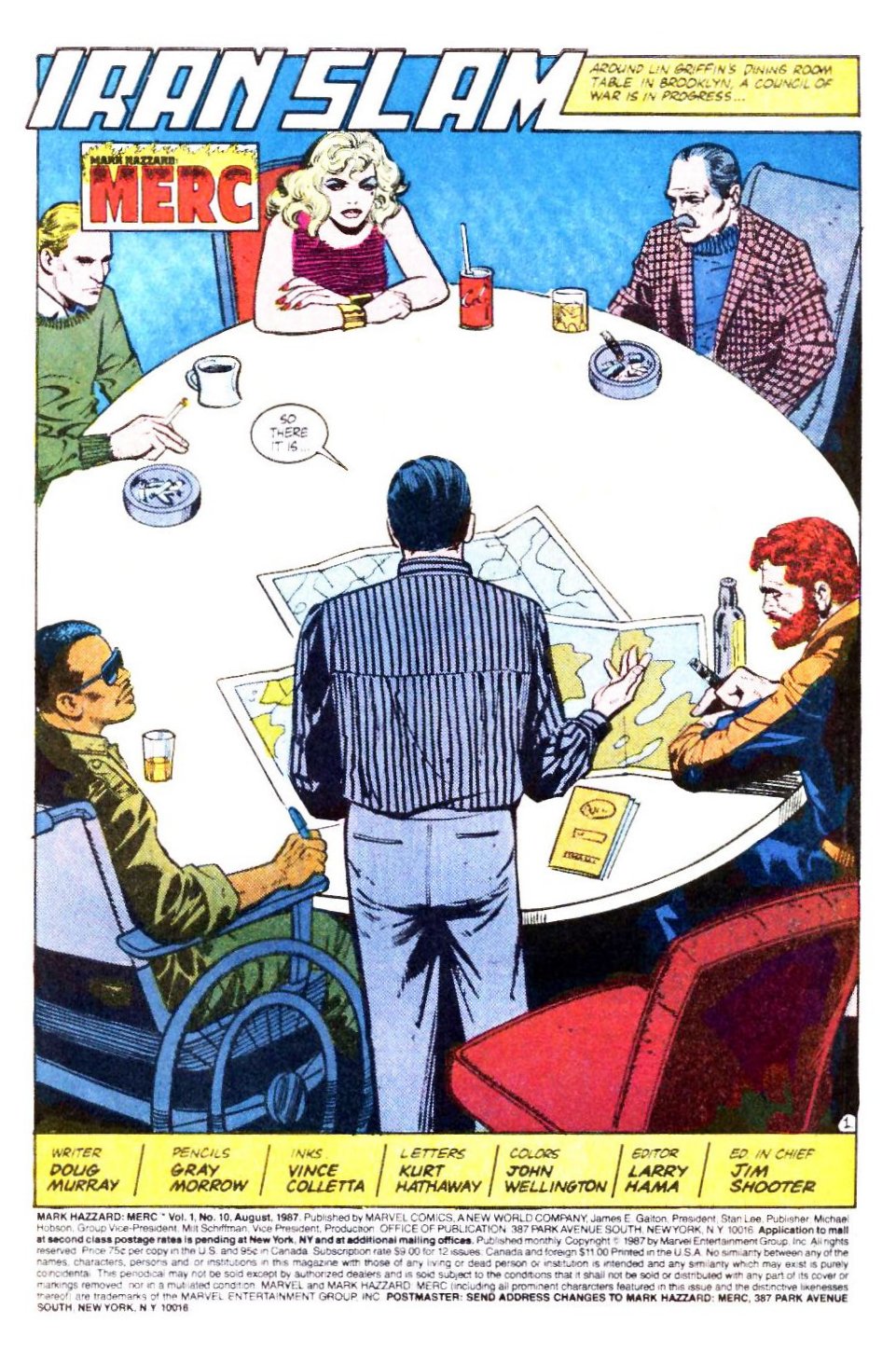 Read online Mark Hazzard: Merc comic -  Issue #10 - 2