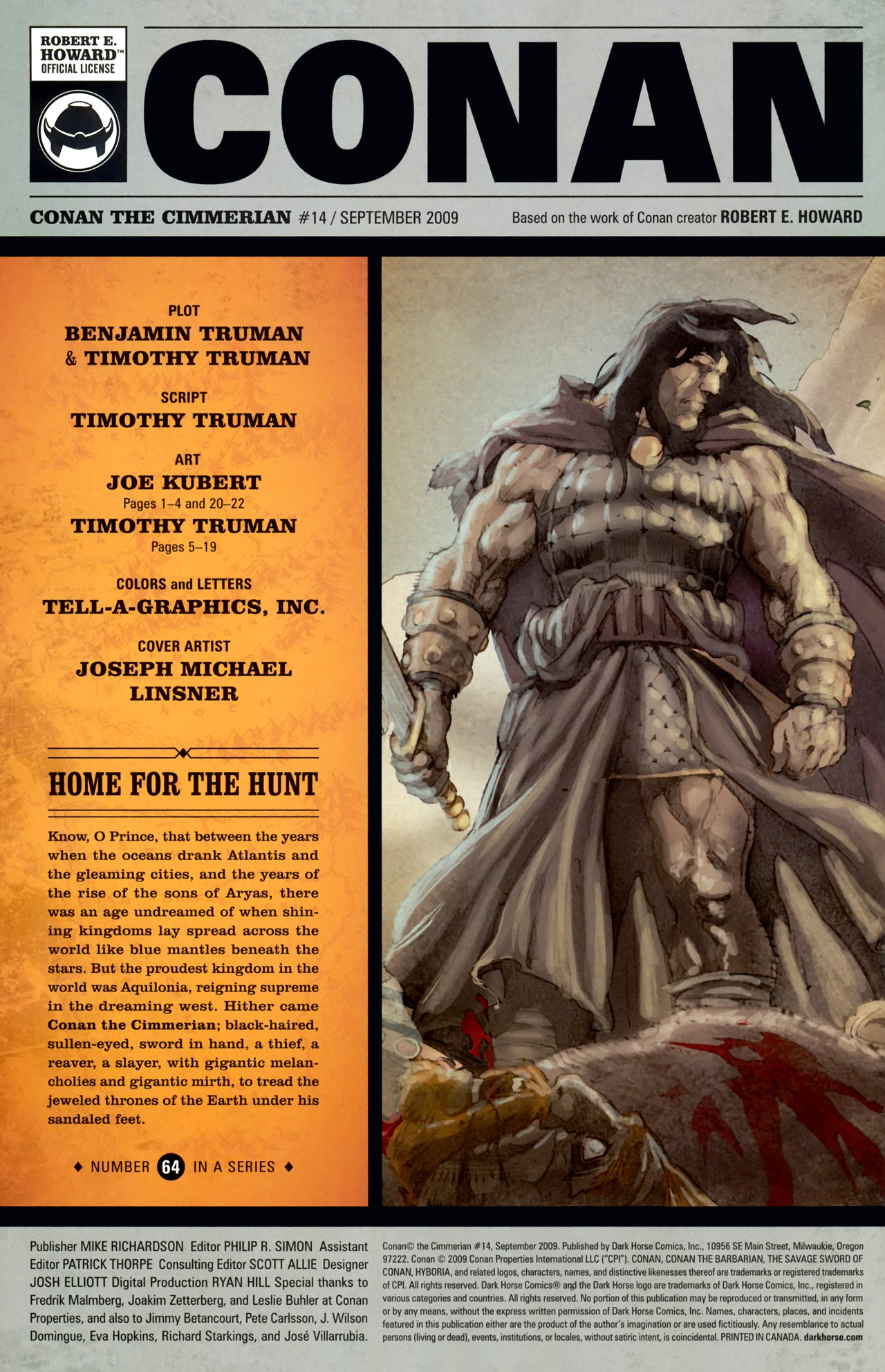 Read online Conan The Cimmerian comic -  Issue #14 - 2