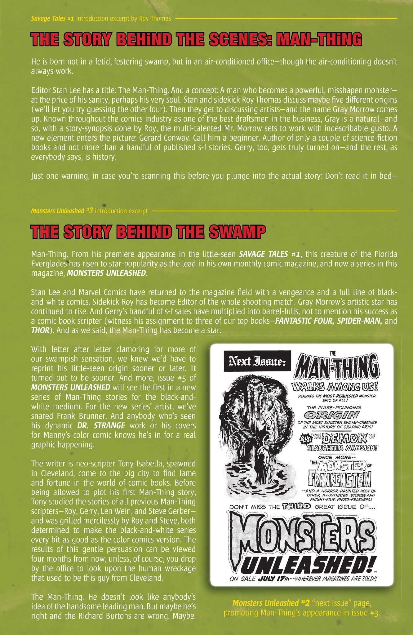 Read online Man-Thing by Steve Gerber: The Complete Collection comic -  Issue # TPB 1 (Part 5) - 21