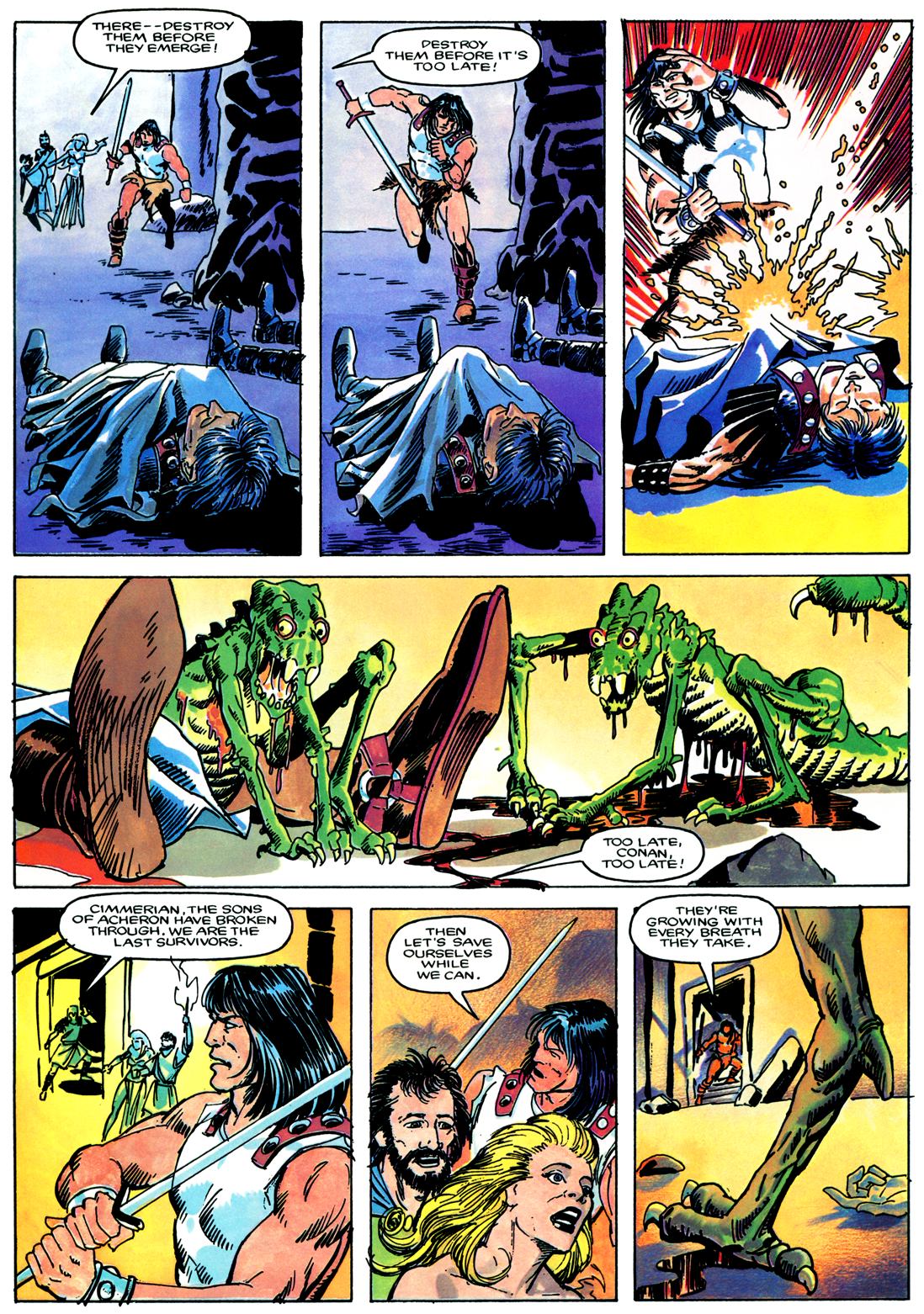 Read online Marvel Graphic Novel comic -  Issue #19 - Conan - The  Witch Queen of Acheron - 58