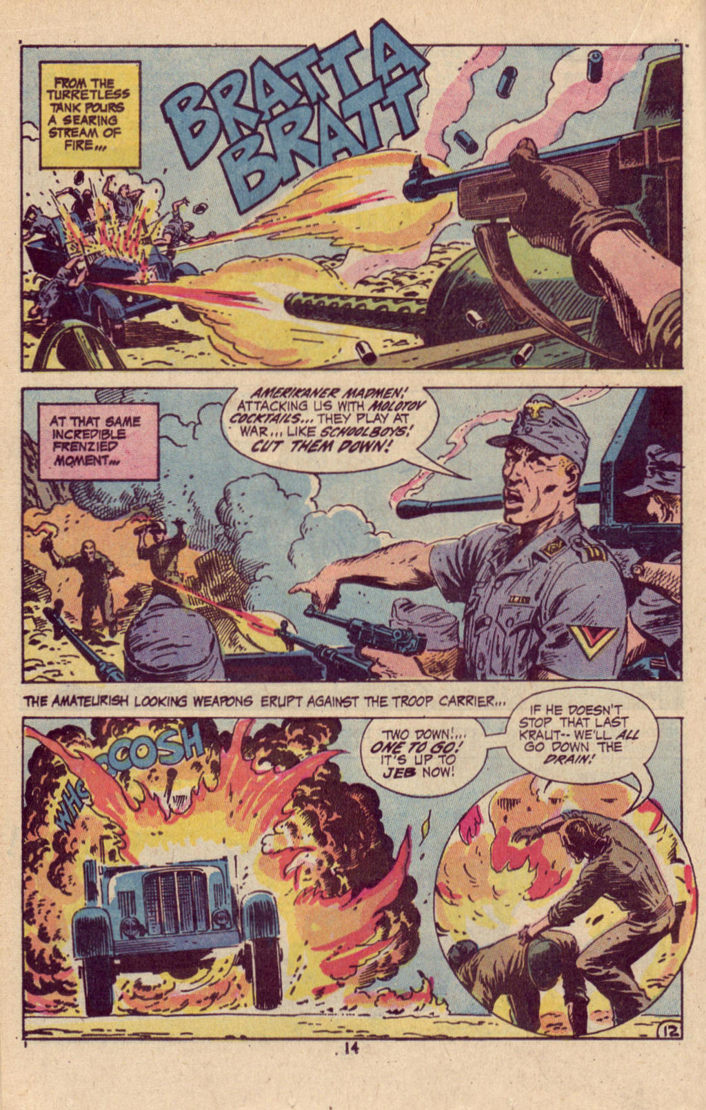 Read online G.I. Combat (1952) comic -  Issue #146 - 16