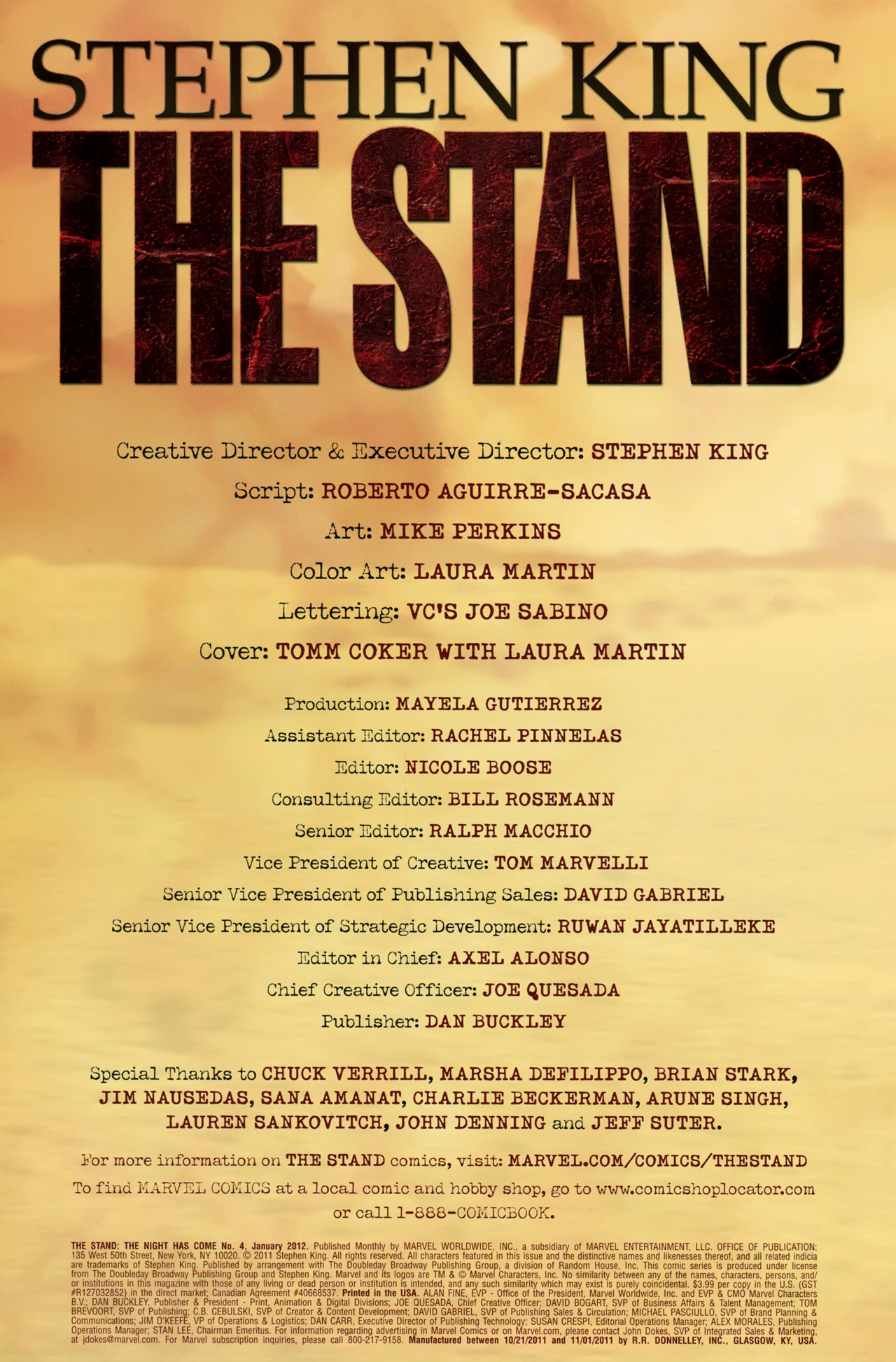 Read online The Stand: The Night Has Come comic -  Issue #4 - 2