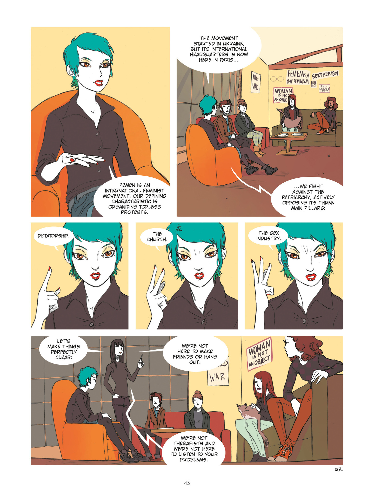 Read online Diary of A Femen comic -  Issue # TPB - 45