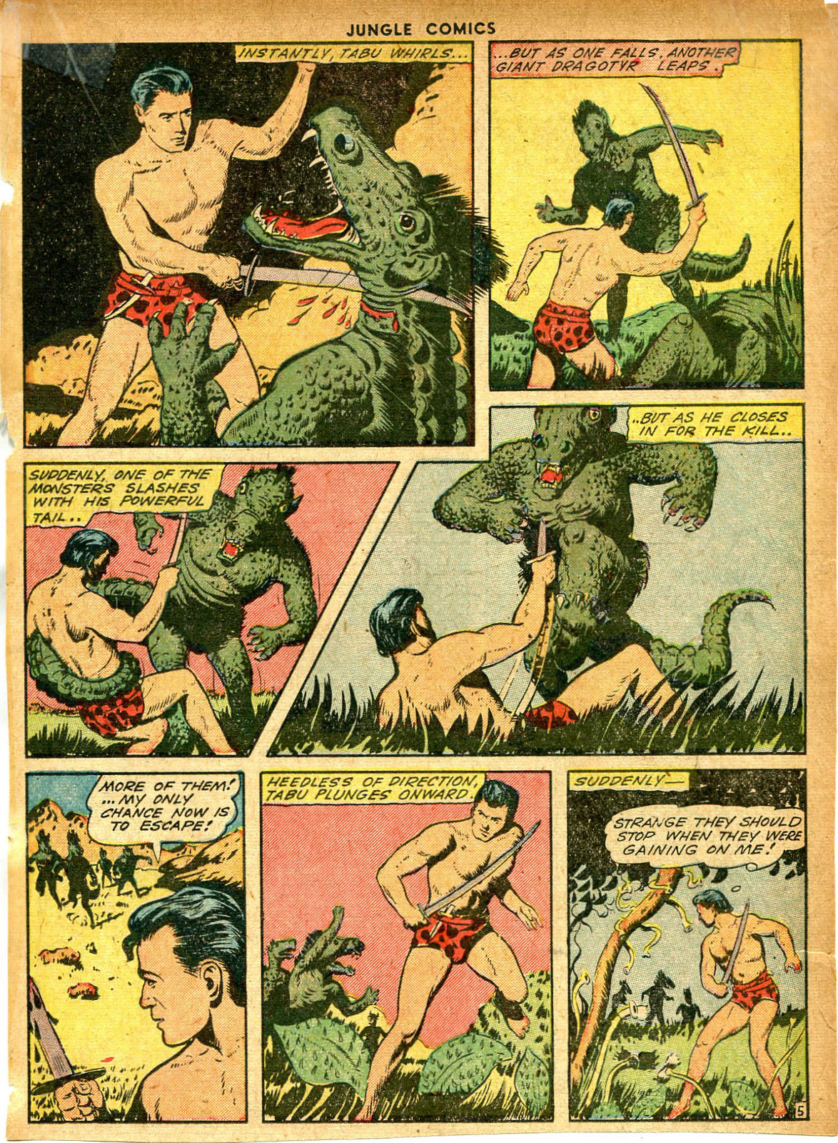 Read online Jungle Comics comic -  Issue #58 - 27