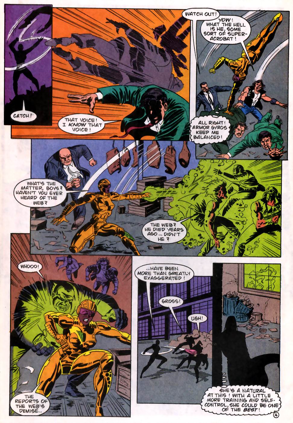 Read online The Web (1991) comic -  Issue #11 - 5