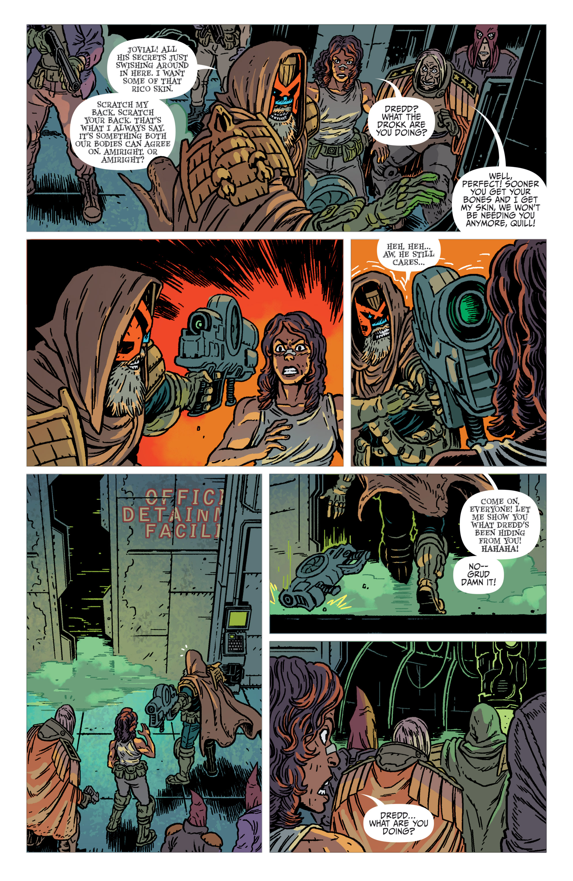 Read online Judge Dredd: The Blessed Earth comic -  Issue #8 - 12