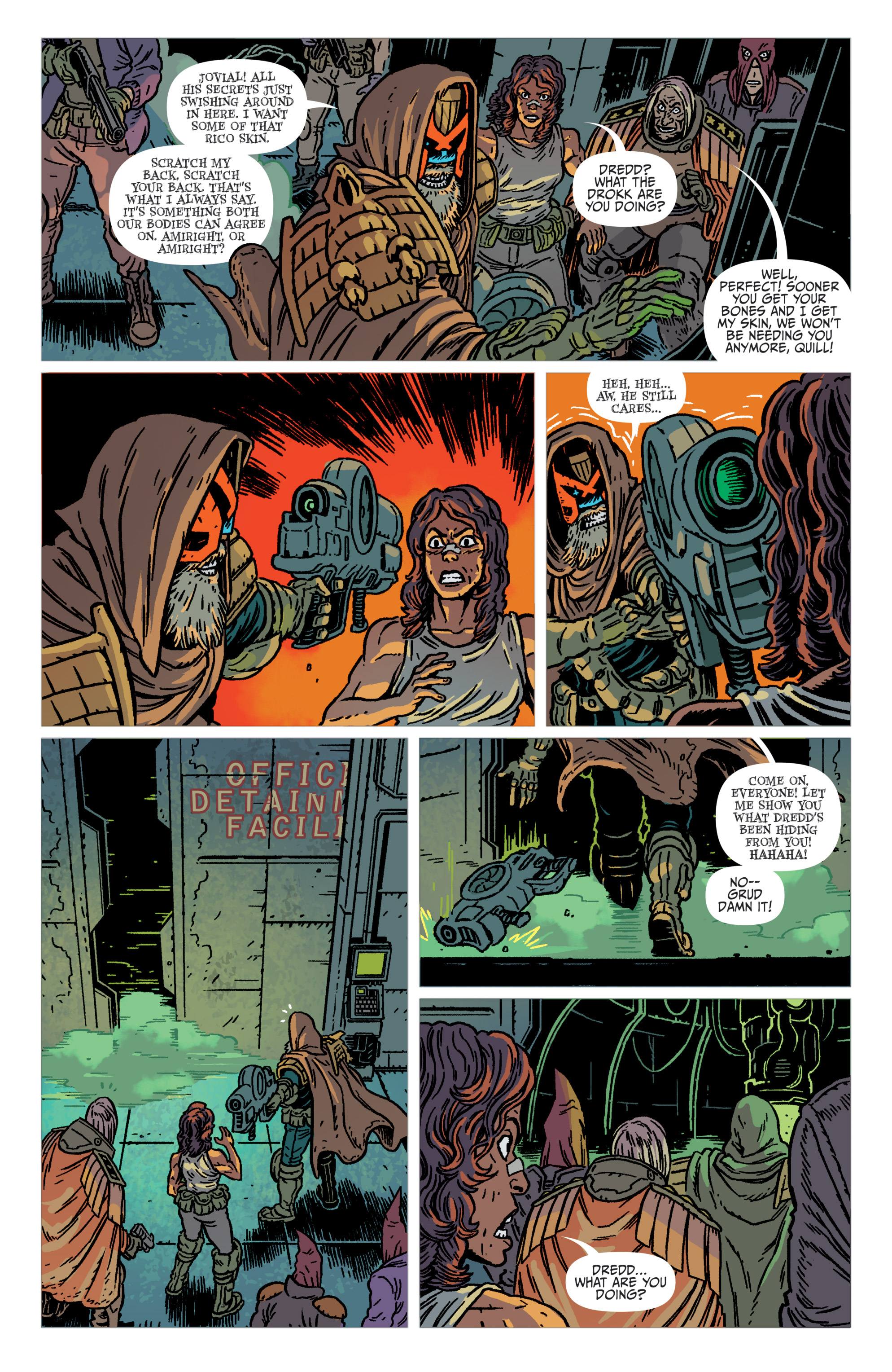 Read online Judge Dredd: The Blessed Earth comic -  Issue #8 - 12