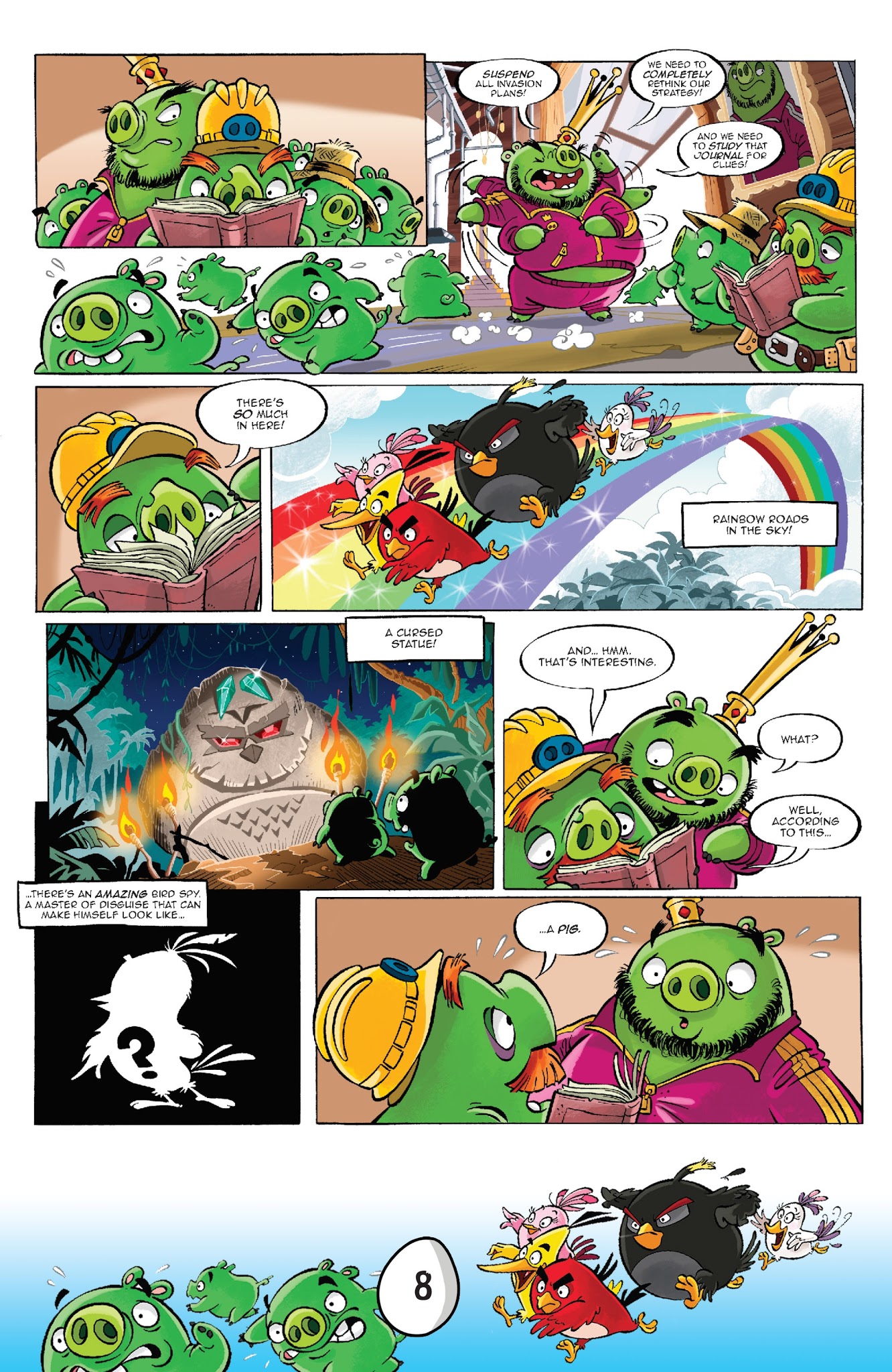 Read online Angry Birds Comics Quarterly comic -  Issue # Issue Monsters and Mistletoe - 10