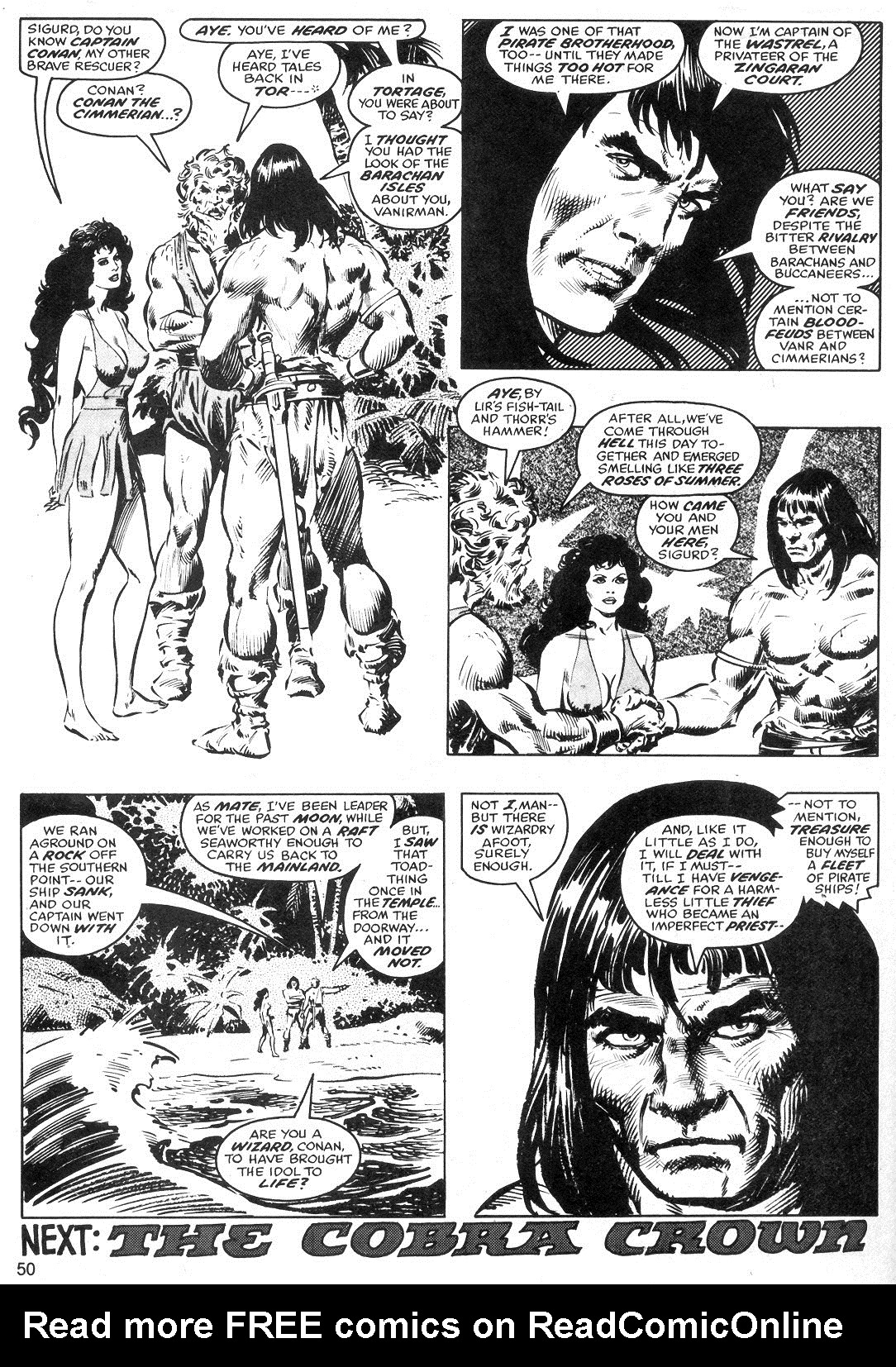 Read online The Savage Sword Of Conan comic -  Issue #40 - 50