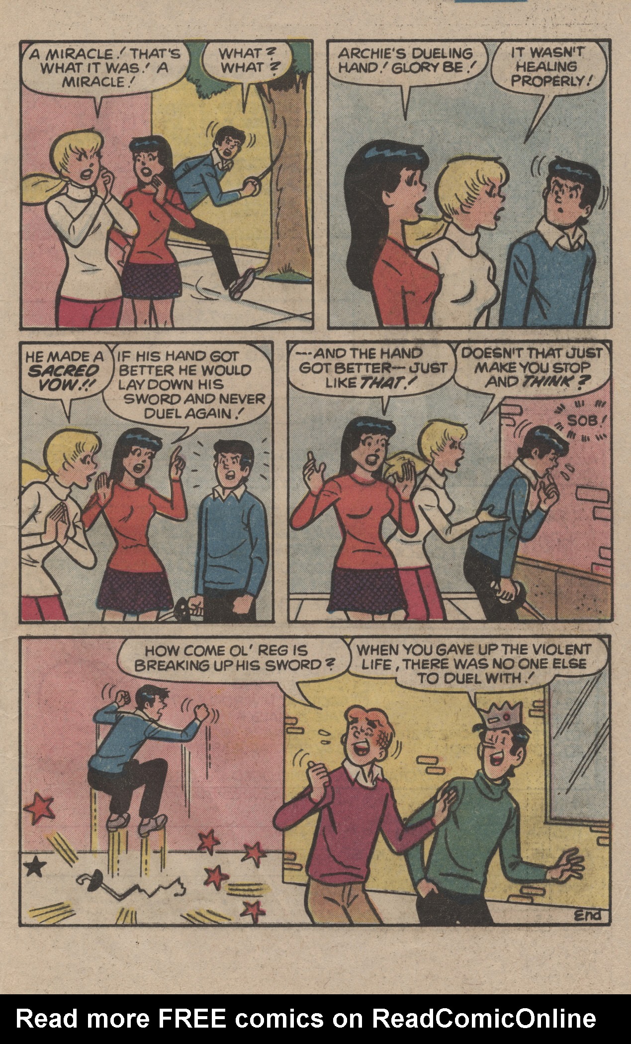 Read online Reggie and Me (1966) comic -  Issue #123 - 33