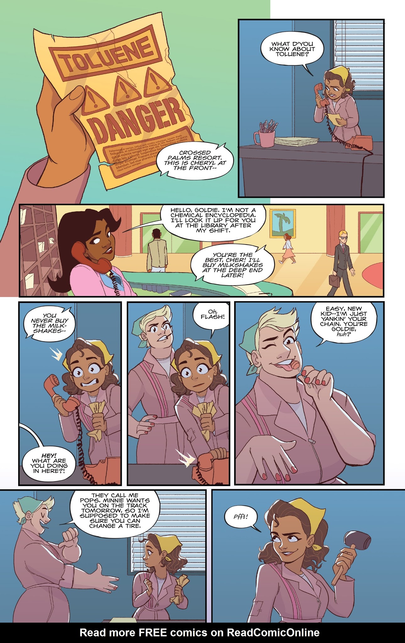 Read online Goldie Vance comic -  Issue # _TPB 3 - 33