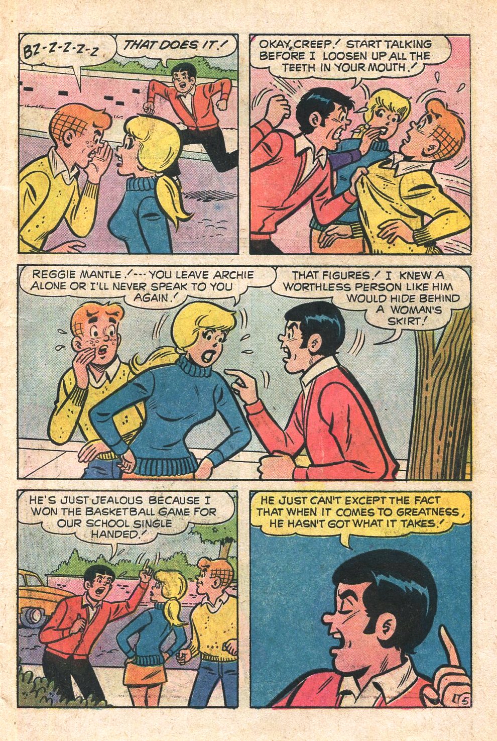 Read online Reggie and Me (1966) comic -  Issue #71 - 7