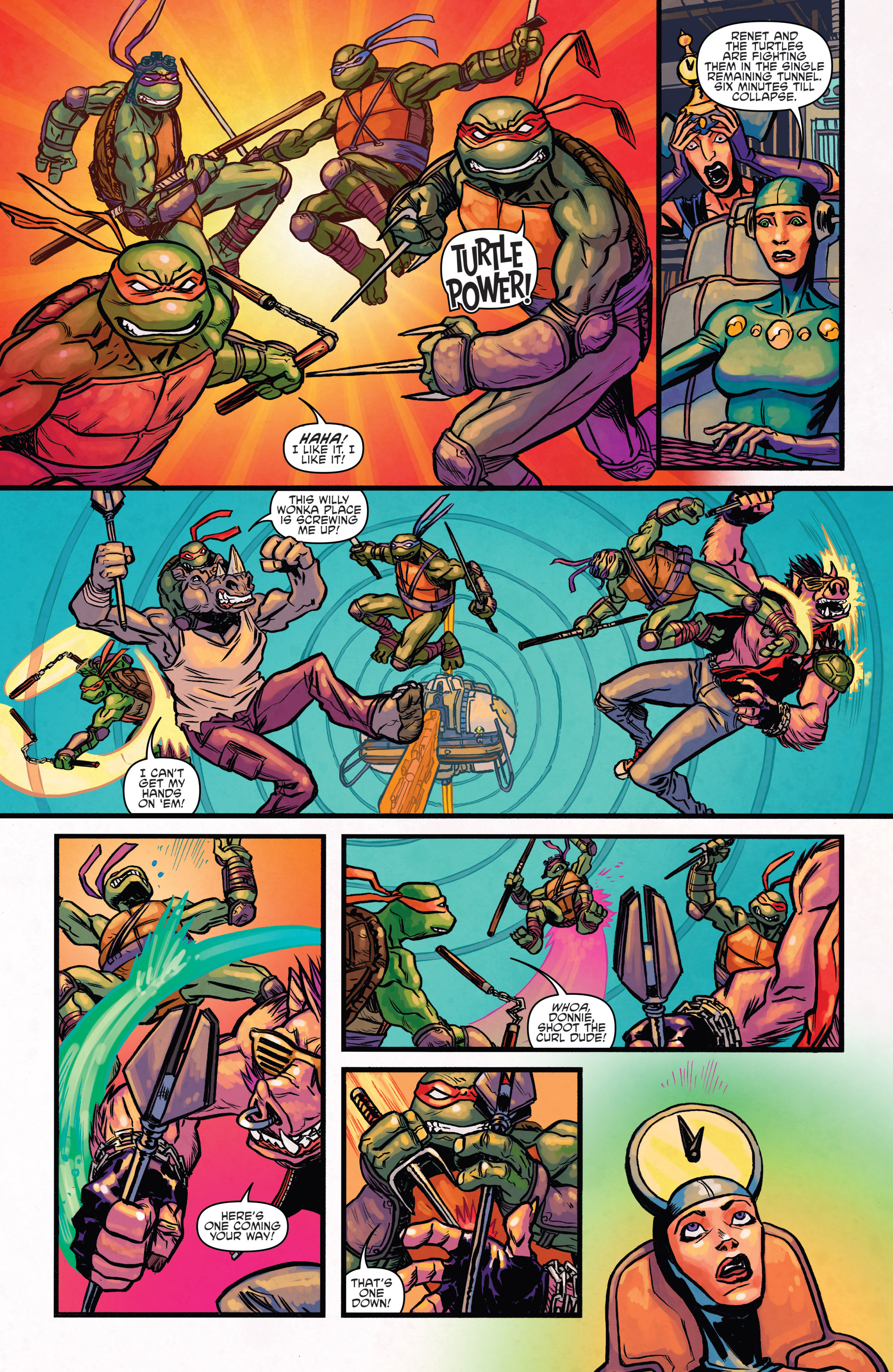 Read online Teenage Mutant Ninja Turtles Bebop & Rocksteady Destroy Everything comic -  Issue #5 - 8