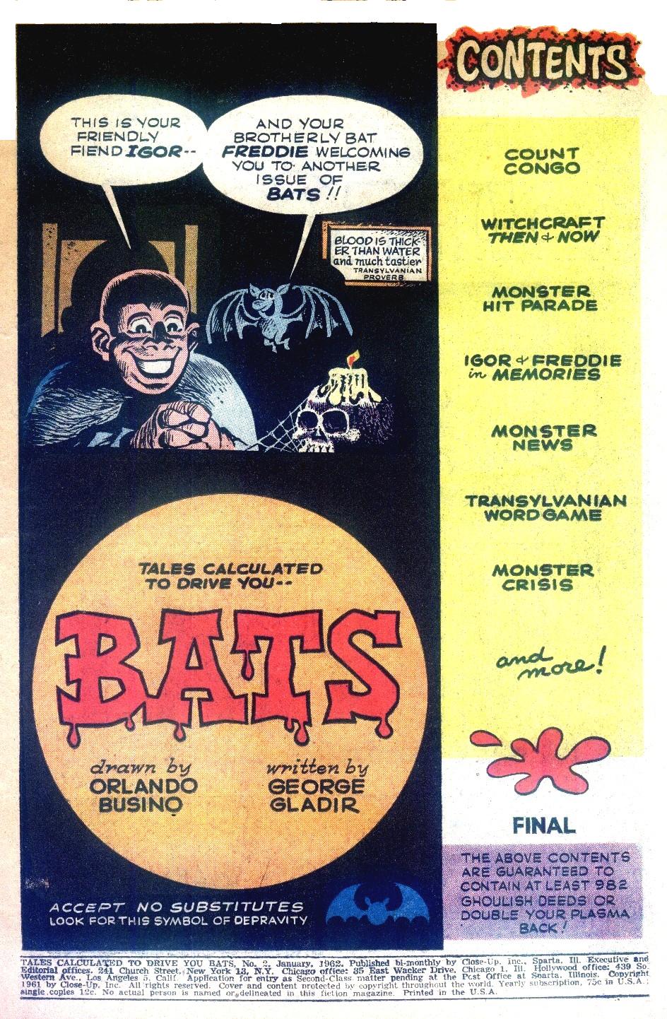 Read online Tales Calculated to Drive You Bats comic -  Issue #2 - 3