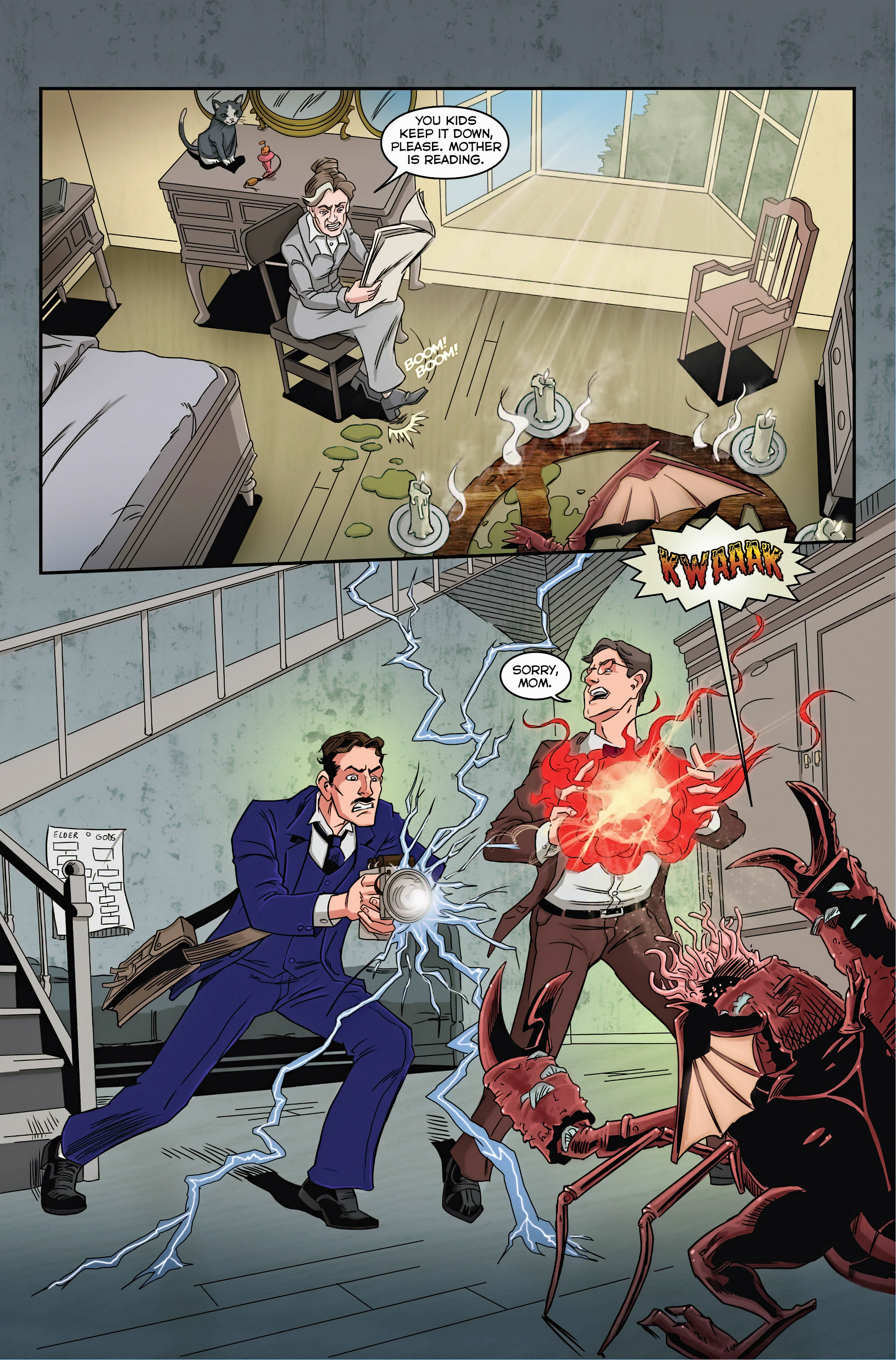 Read online Herald: Lovecraft and Tesla comic -  Issue #2 - 3