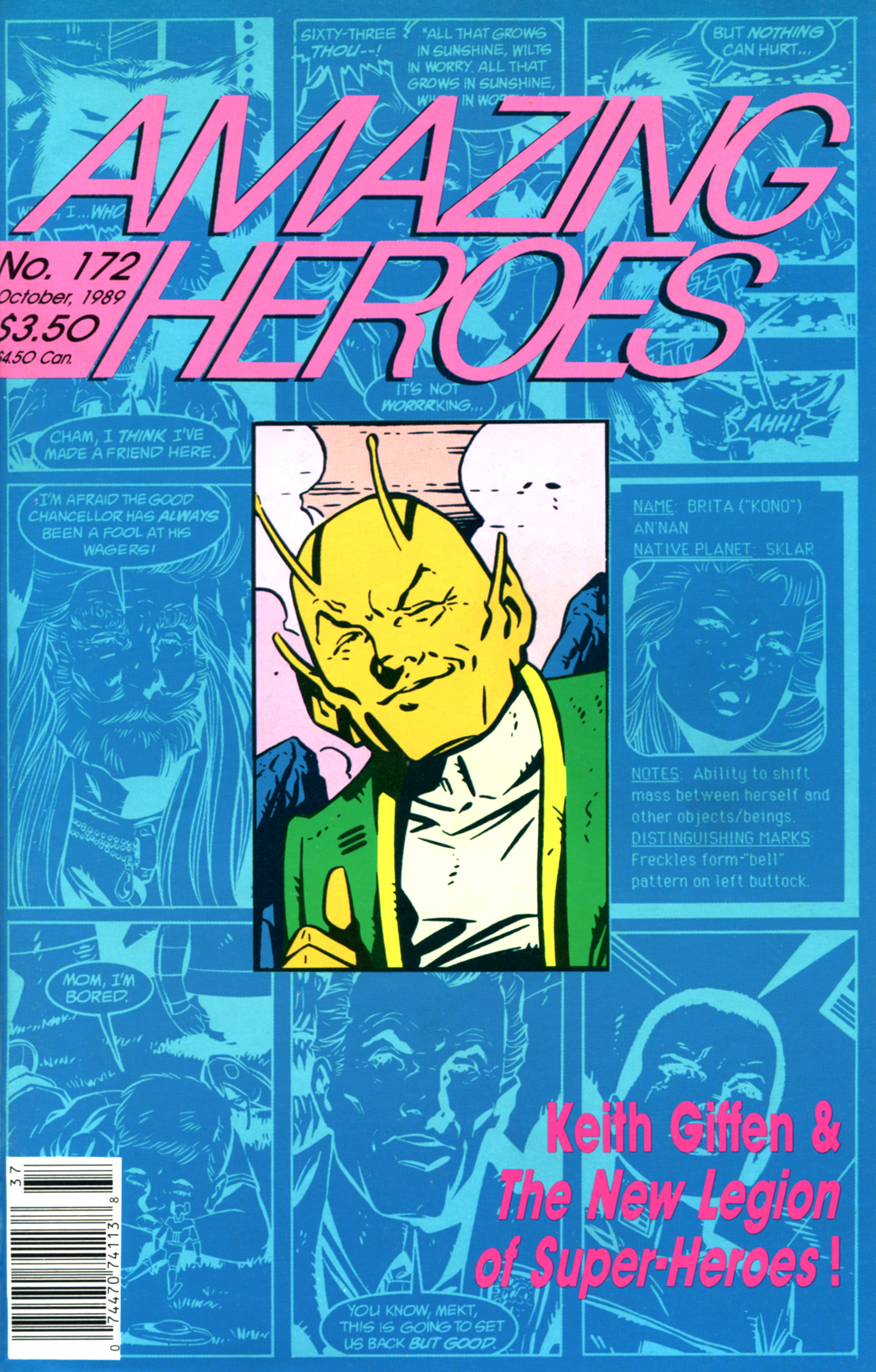 Read online Amazing Heroes comic -  Issue #172 - 1