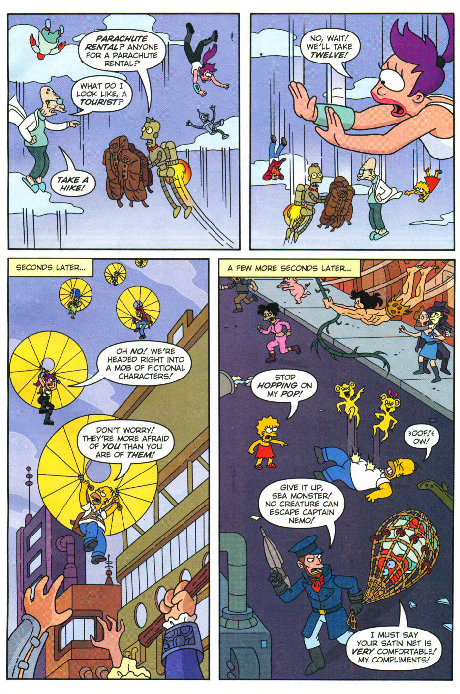 Read online The Simpsons/Futurama Crossover Crisis II comic -  Issue #2 - 12