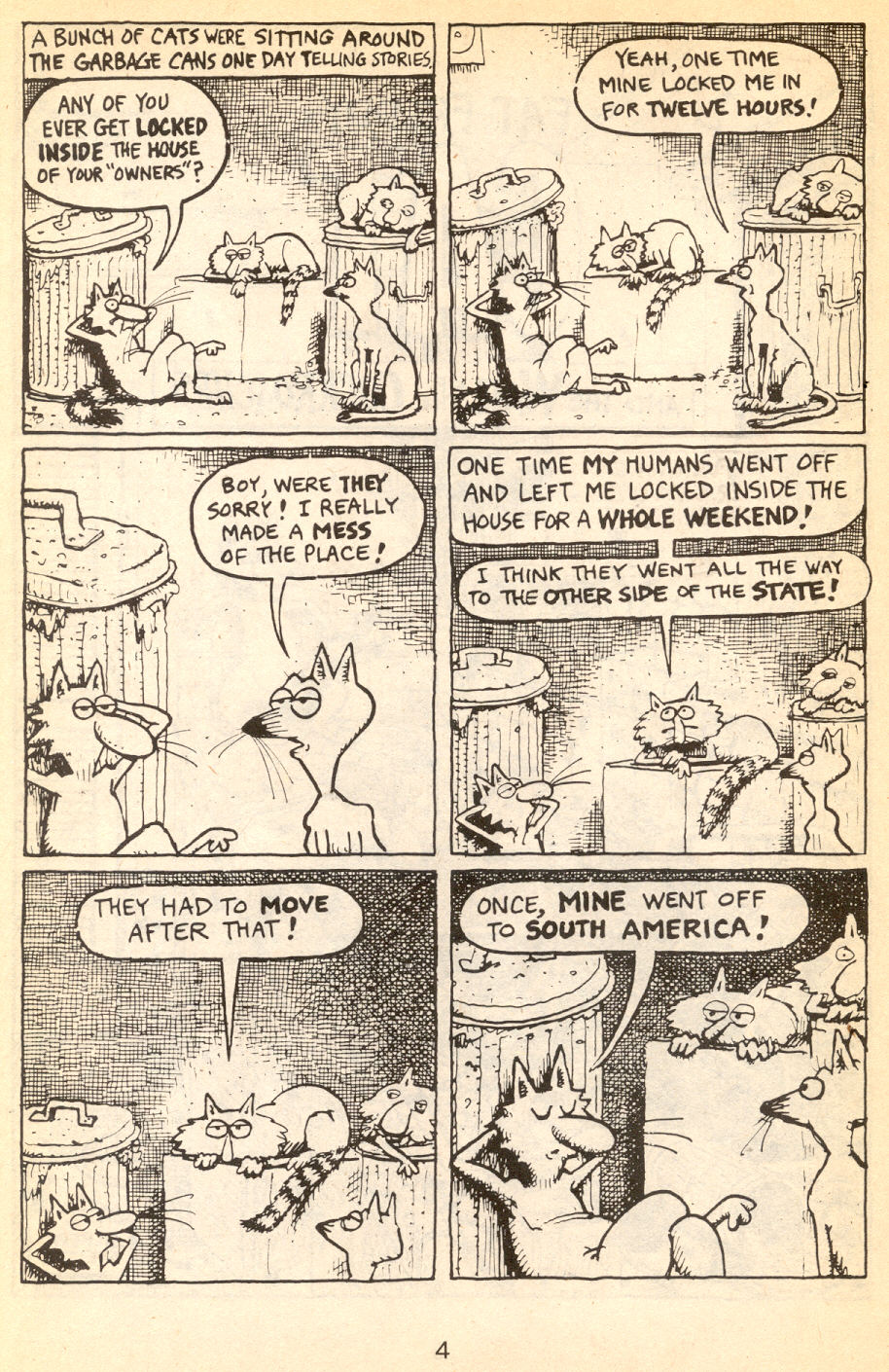 Read online Adventures of Fat Freddy's Cat comic -  Issue #6 - 6