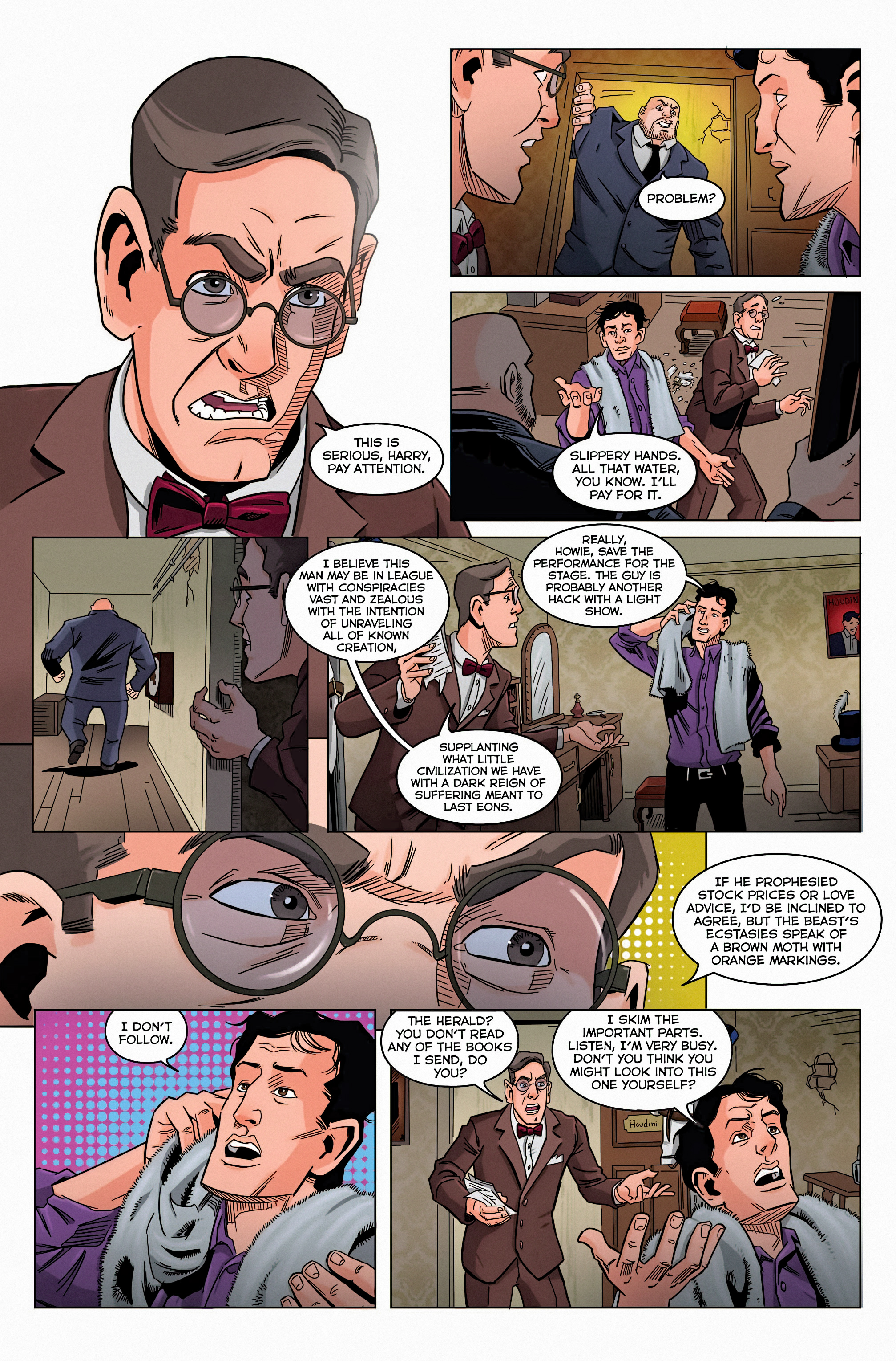 Read online Herald: Lovecraft and Tesla comic -  Issue #1 - 12