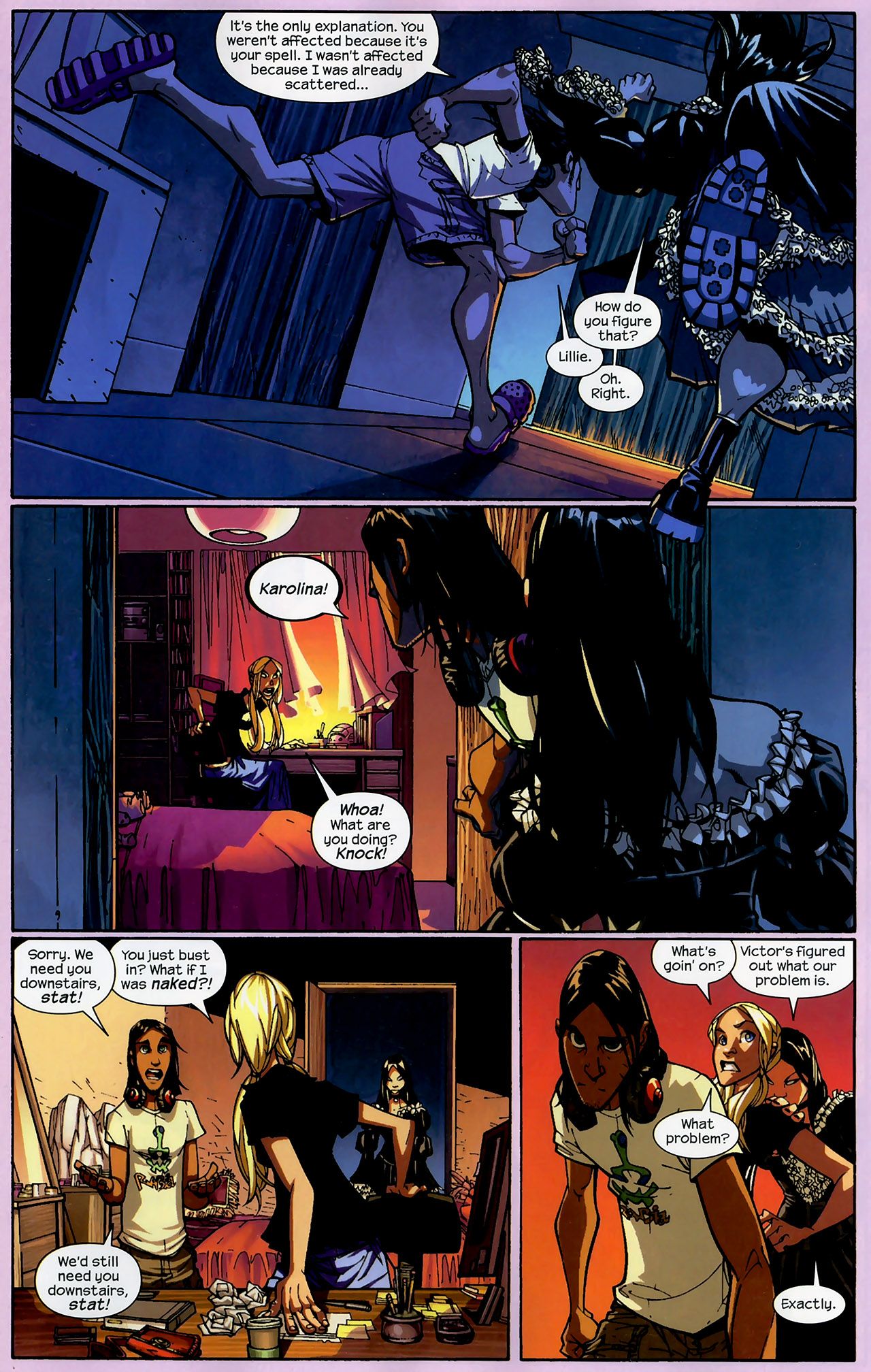 Read online Runaways (2008) comic -  Issue #4 - 4