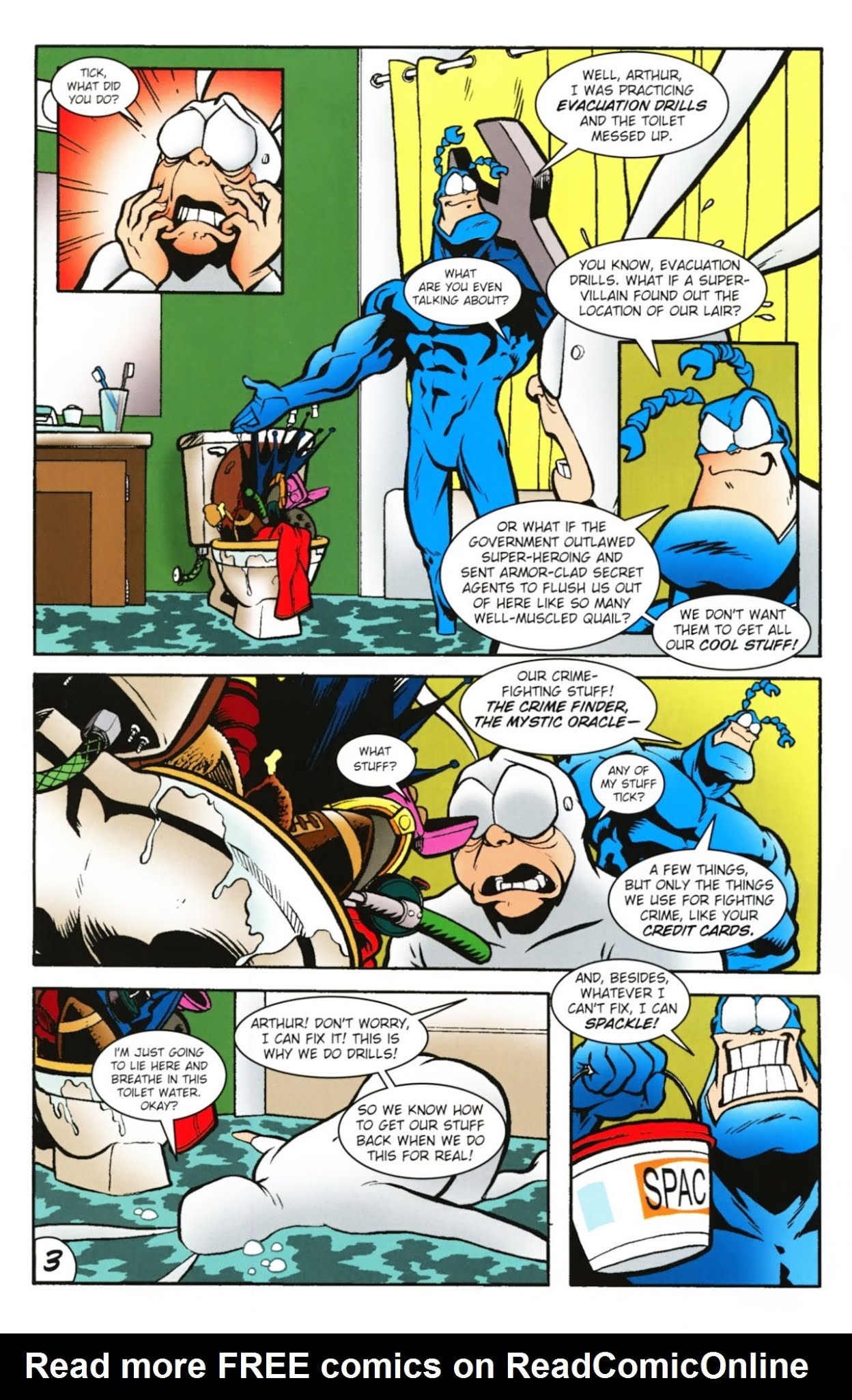 Read online The Tick New Series comic -  Issue #3 - 6