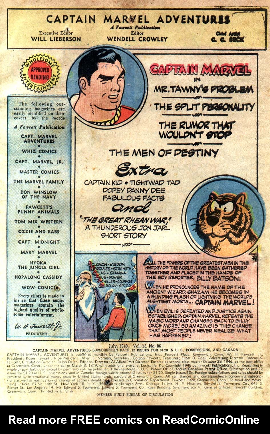 Read online Captain Marvel Adventures comic -  Issue #86 - 3
