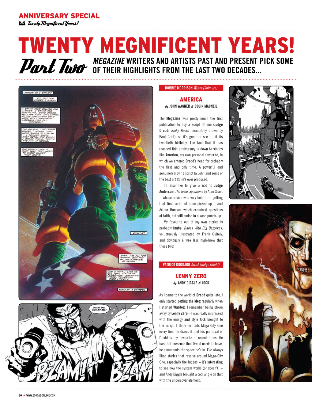 Read online Judge Dredd Megazine (Vol. 5) comic -  Issue #301 - 50