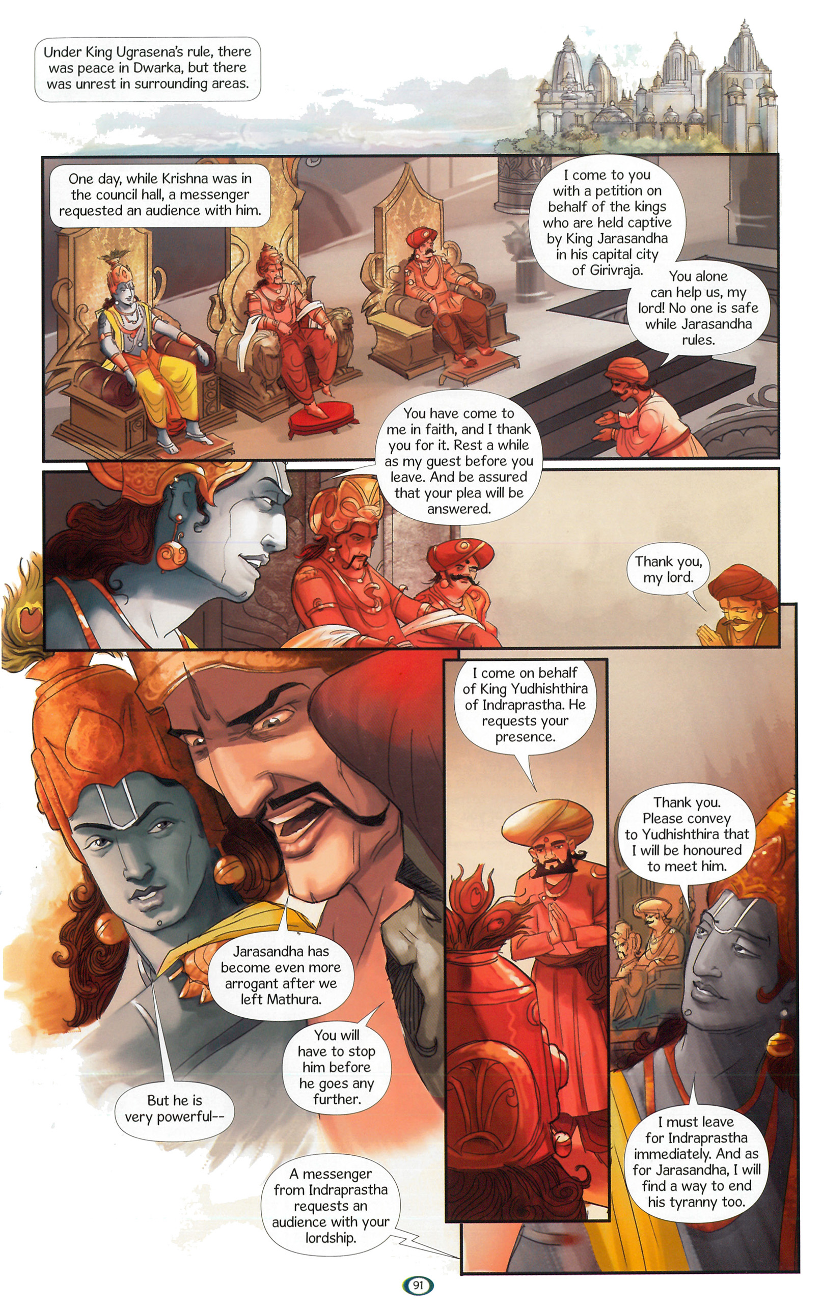 Read online Krishna: Defender of Dharma comic -  Issue # TPB (Part 1) - 93