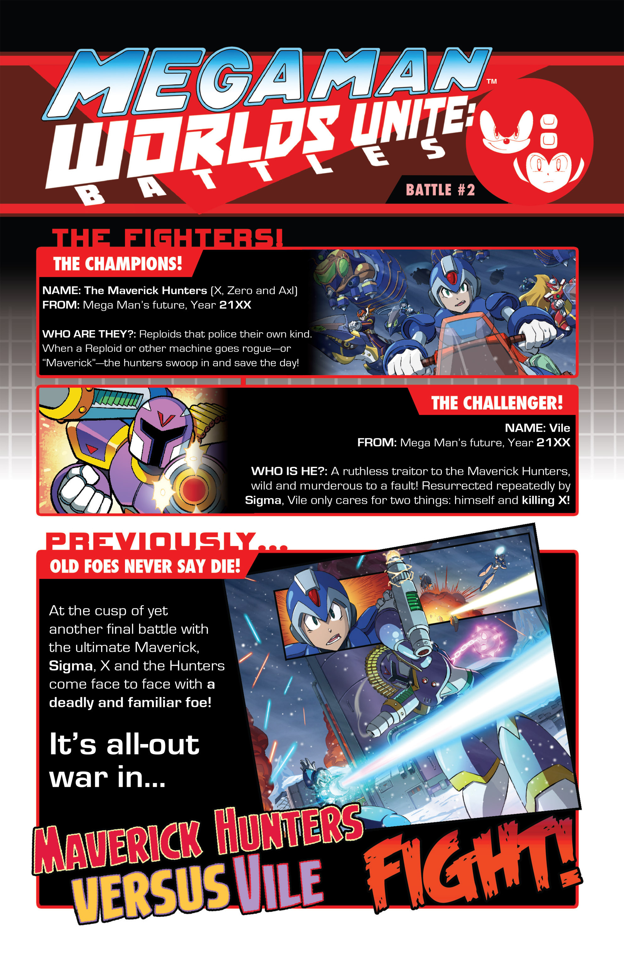 Read online Mega Man: Worlds Unite Battles comic -  Issue # Full - 11