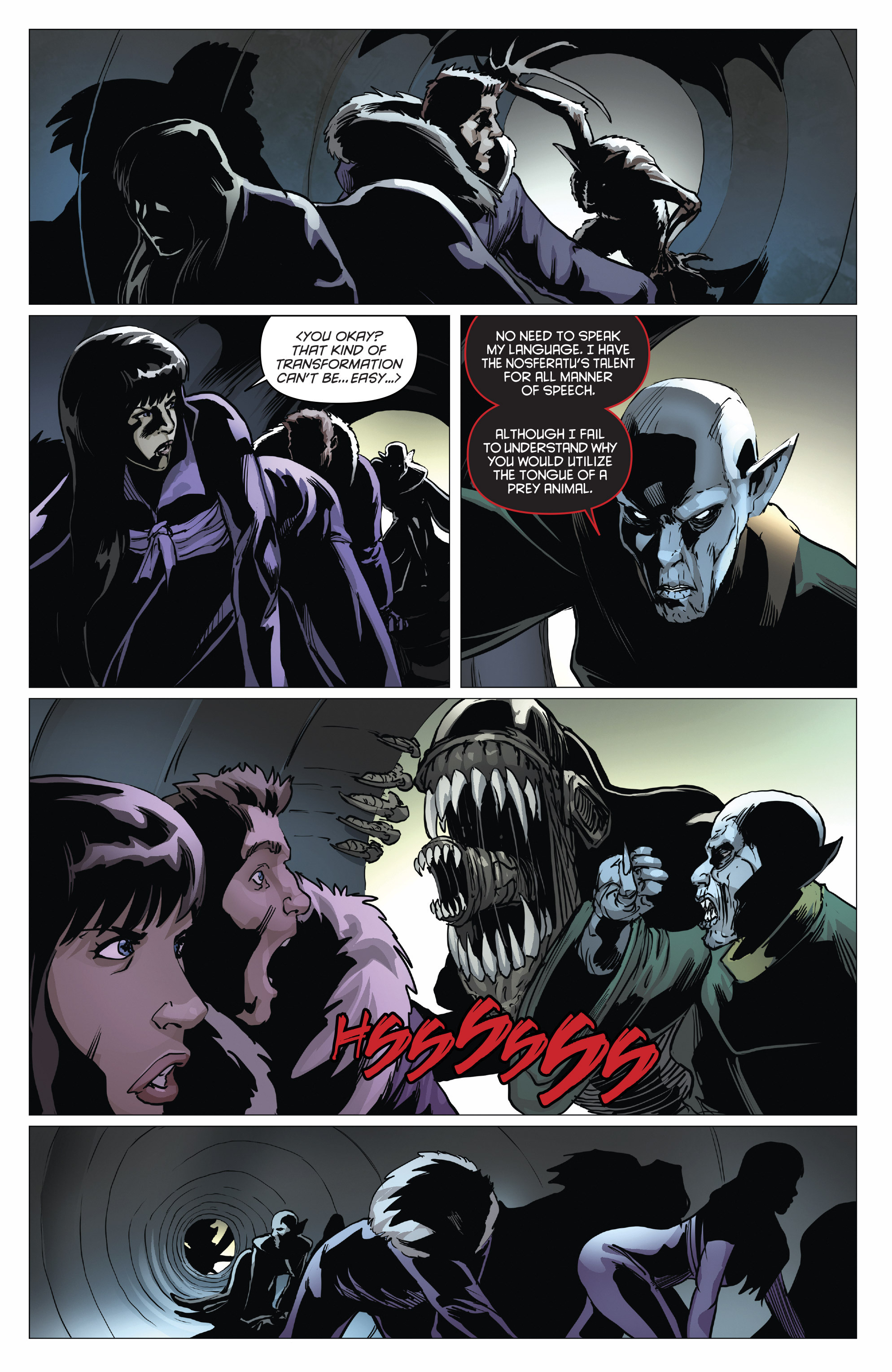 Read online Aliens/Vampirella comic -  Issue #5 - 7