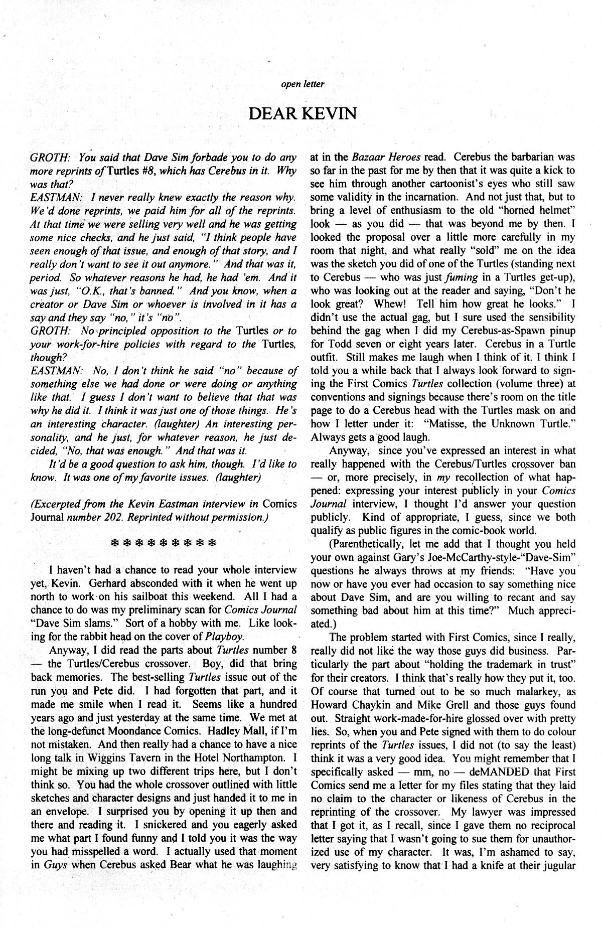 Read online Cerebus comic -  Issue #232 - 24