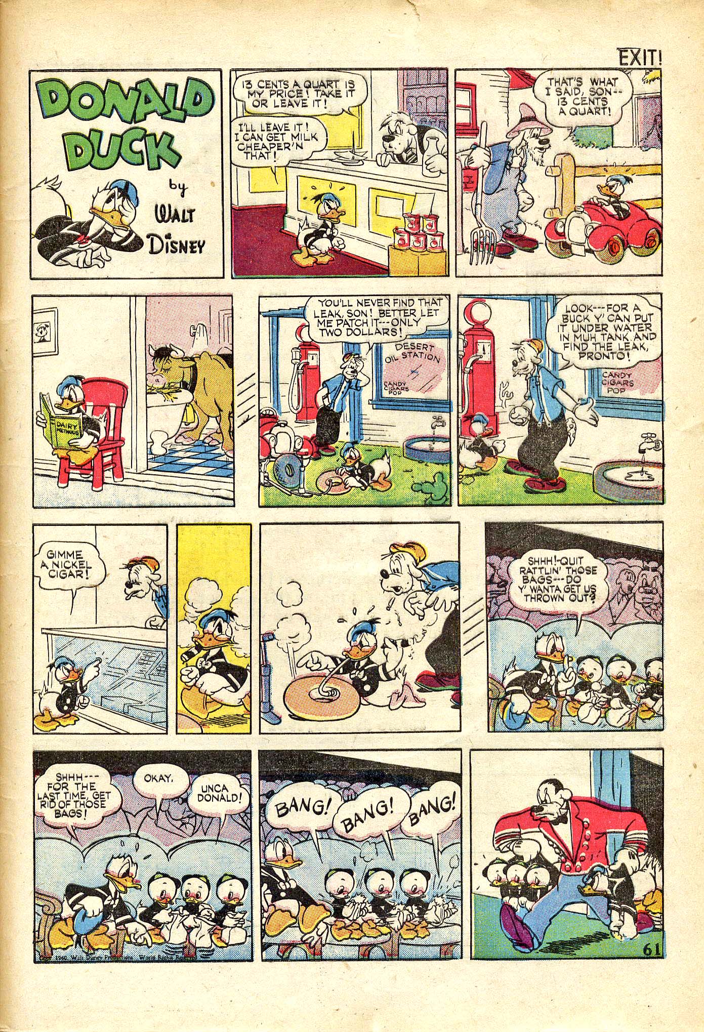 Read online Walt Disney's Comics and Stories comic -  Issue #24 - 63