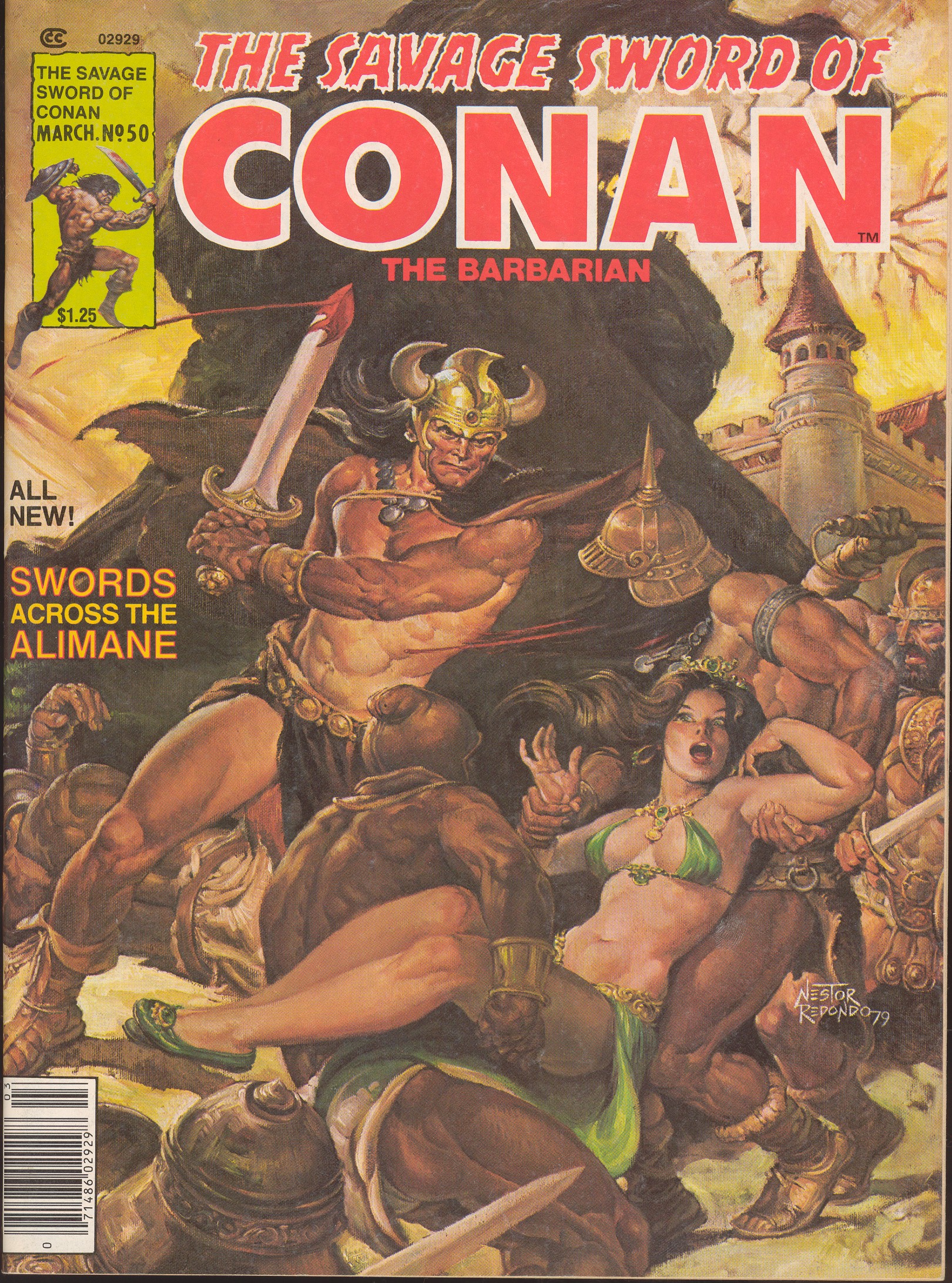 Read online The Savage Sword Of Conan comic -  Issue #50 - 1