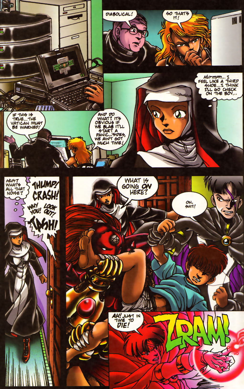 Read online Warrior Nun Areala (1994) comic -  Issue #2 - 15