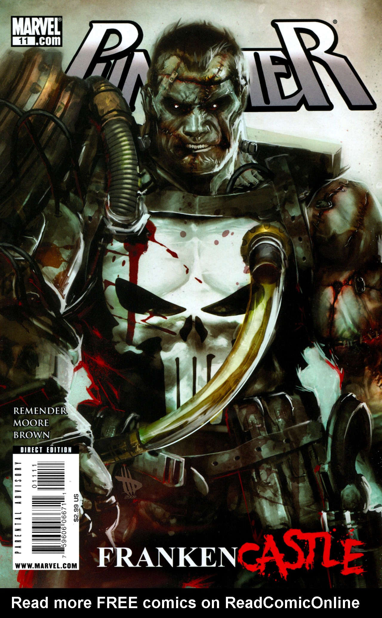 Read online Punisher (2009) comic -  Issue #11 - 1