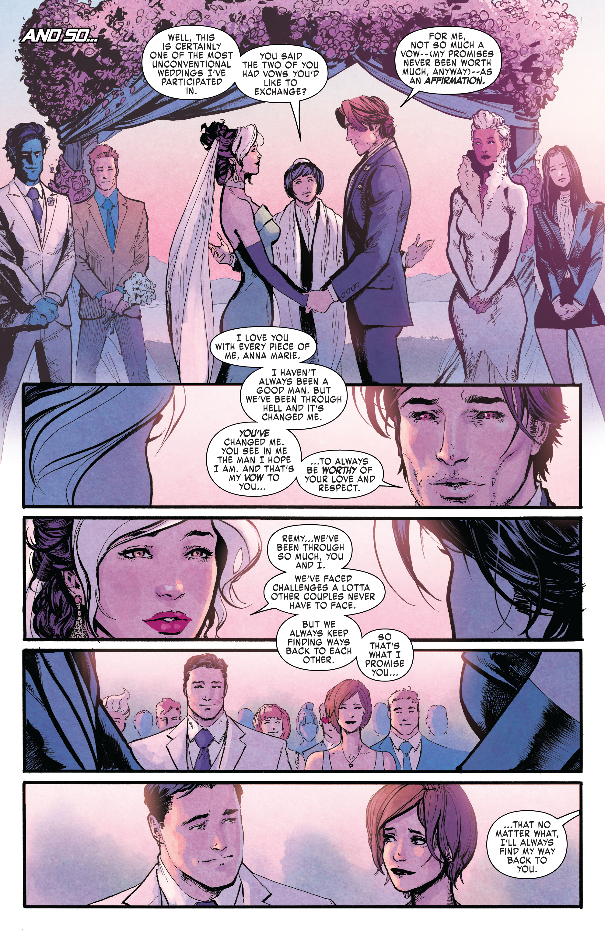 Read online X-Men Weddings comic -  Issue # TPB - 117