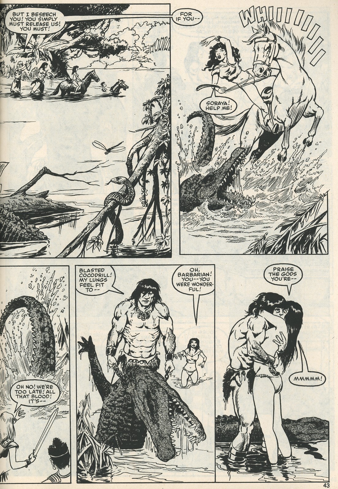 Read online The Savage Sword Of Conan comic -  Issue #111 - 45
