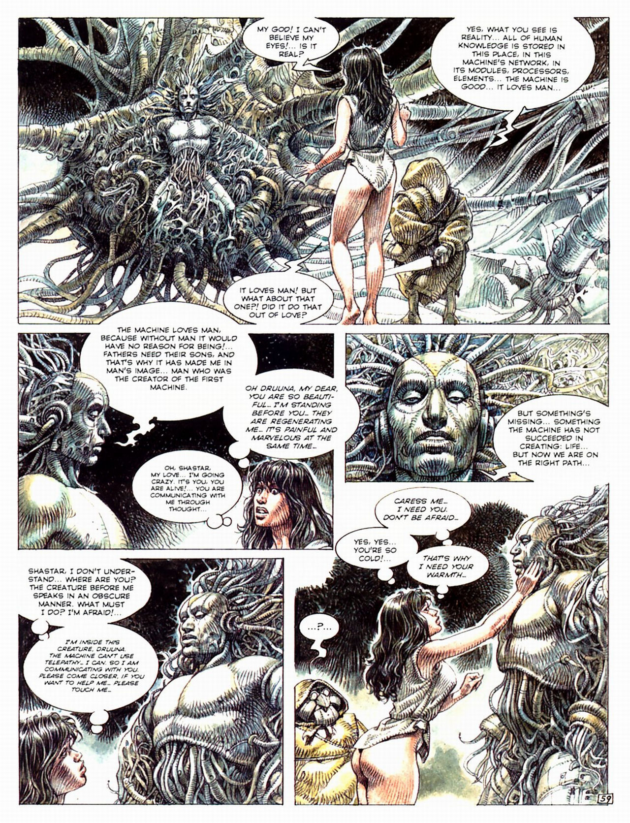 Read online Druuna comic -  Issue #7 - 61