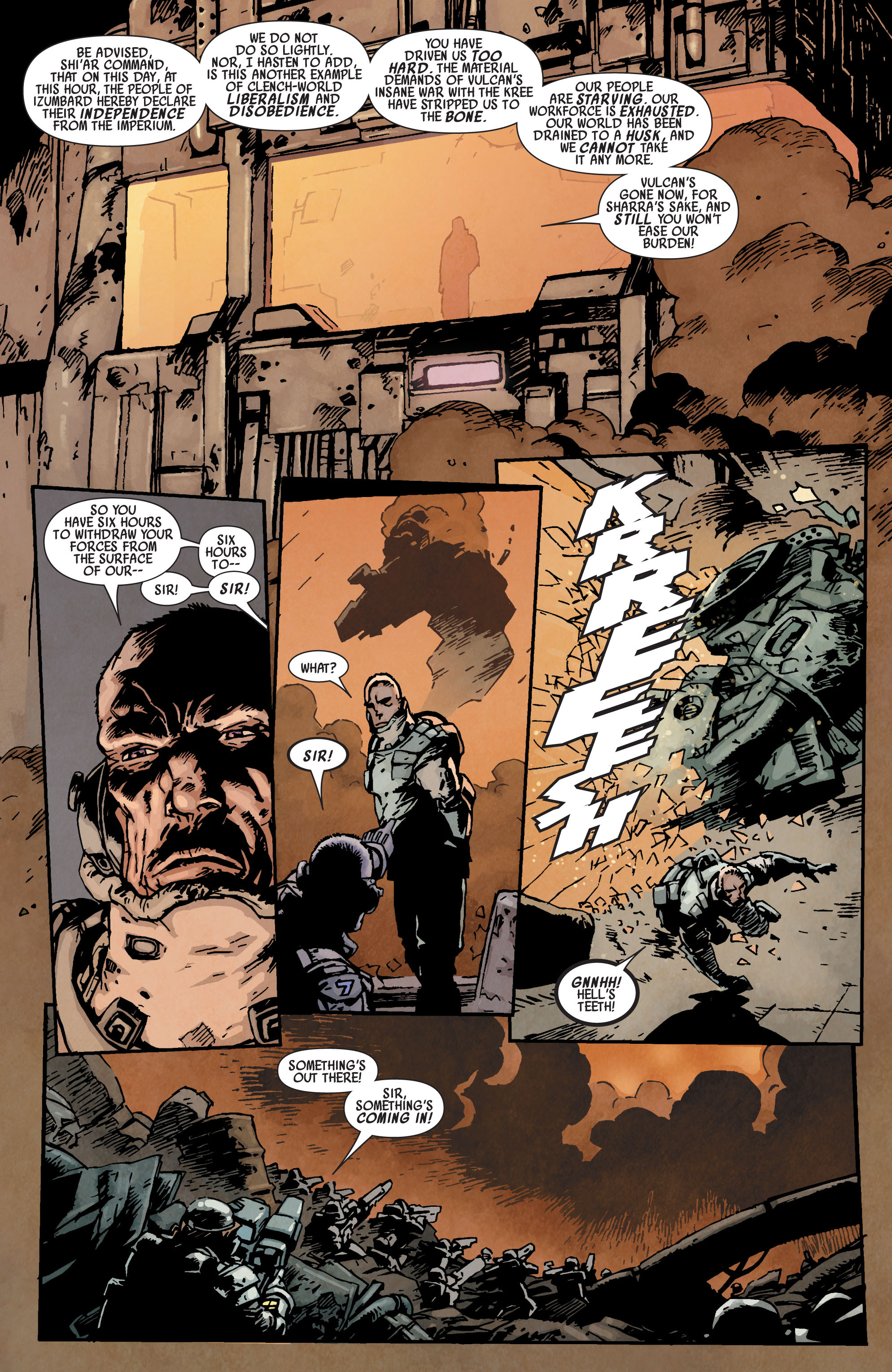 Read online Realm of Kings:  Imperial Guard comic -  Issue #1 - 4