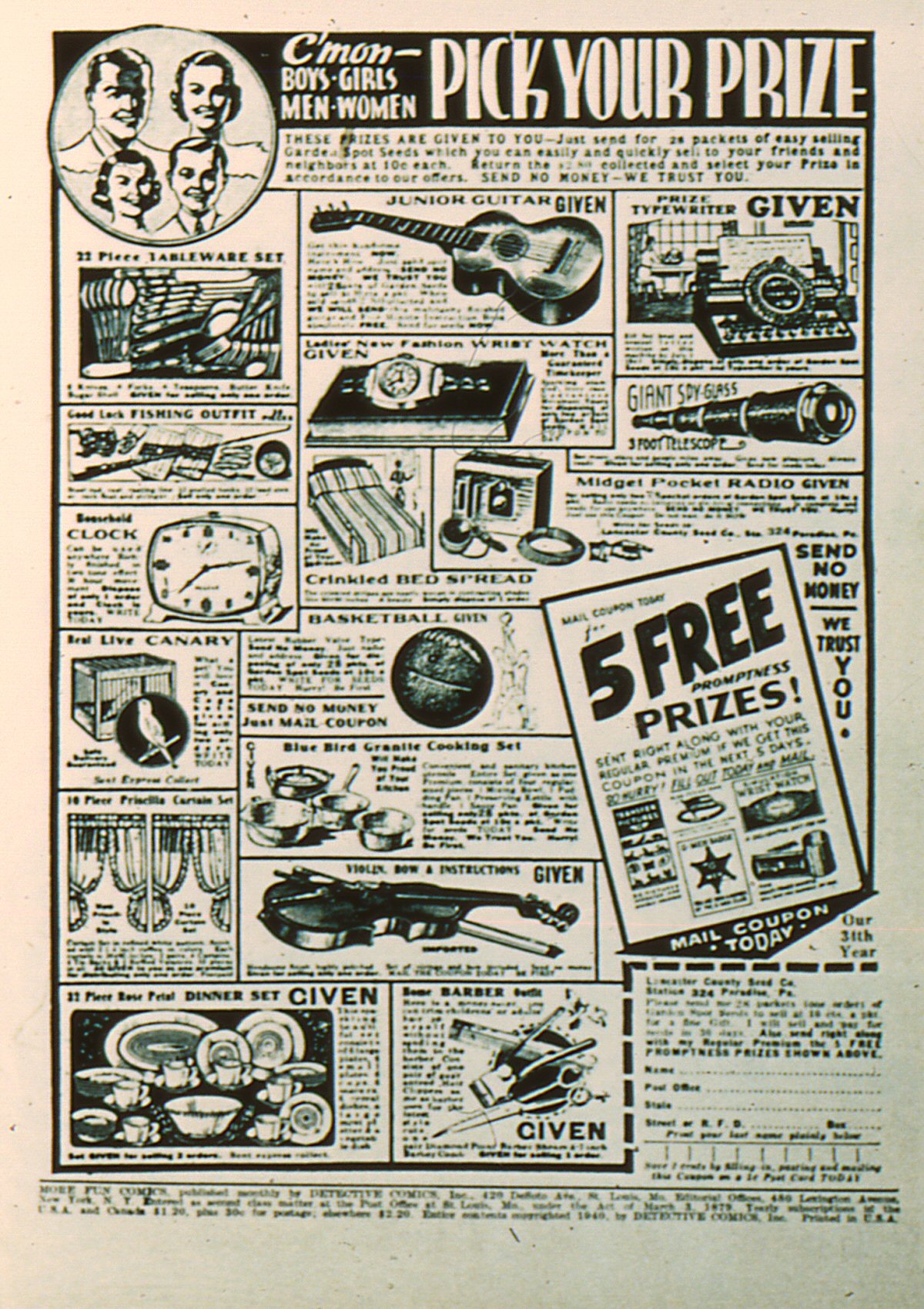 Read online More Fun Comics comic -  Issue #64 - 2