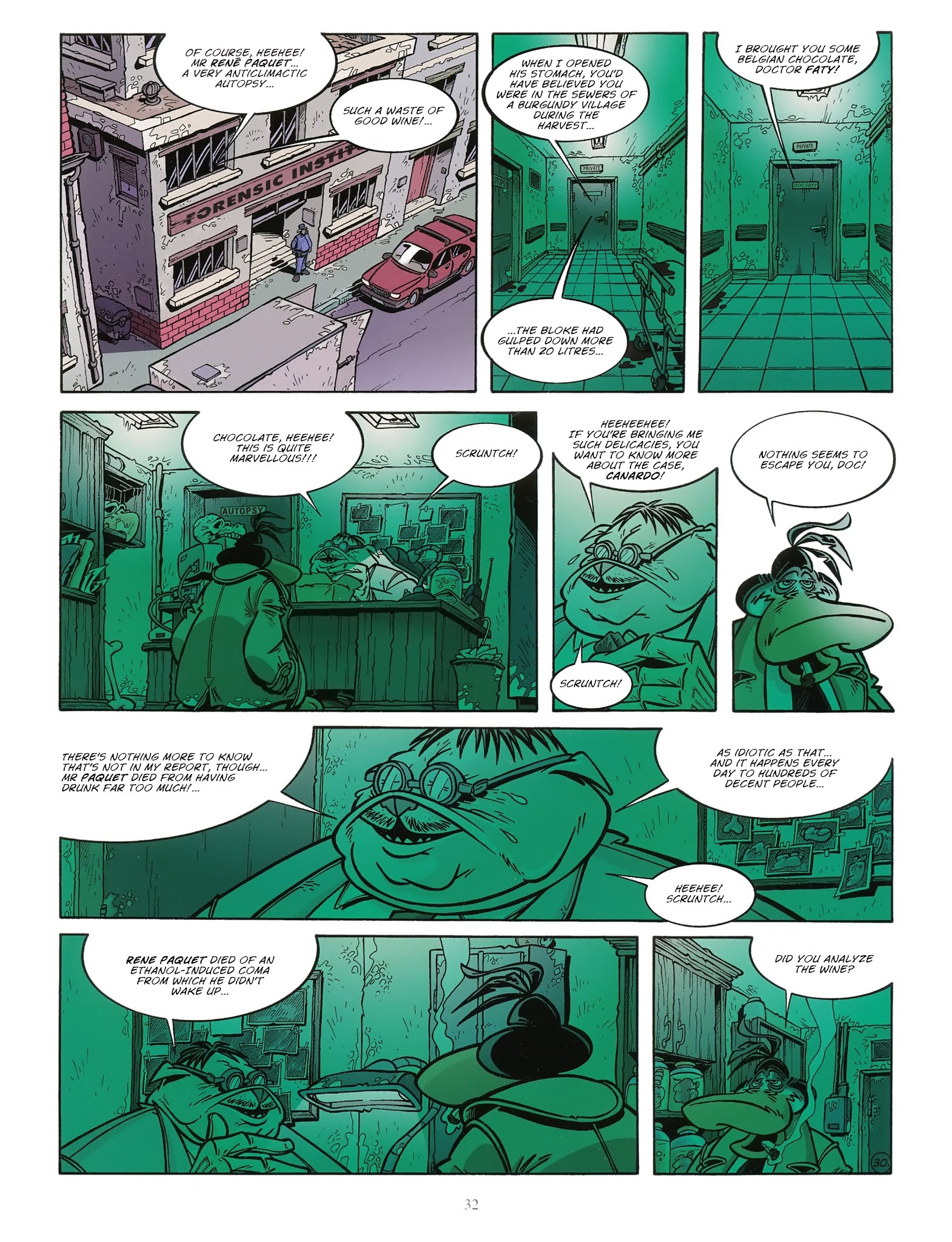 Read online Une enquête de l'inspecteur Canardo comic -  Issue #13 - 33