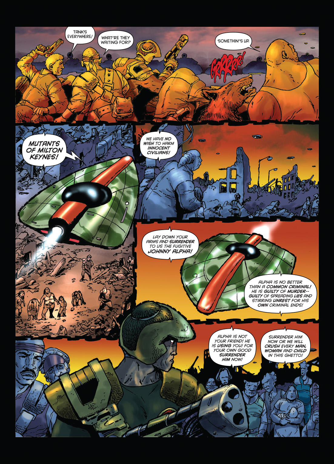 Read online Strontium Dog: The Life and Death of Johnny Alpha: Dogs of War comic -  Issue # TPB - 46