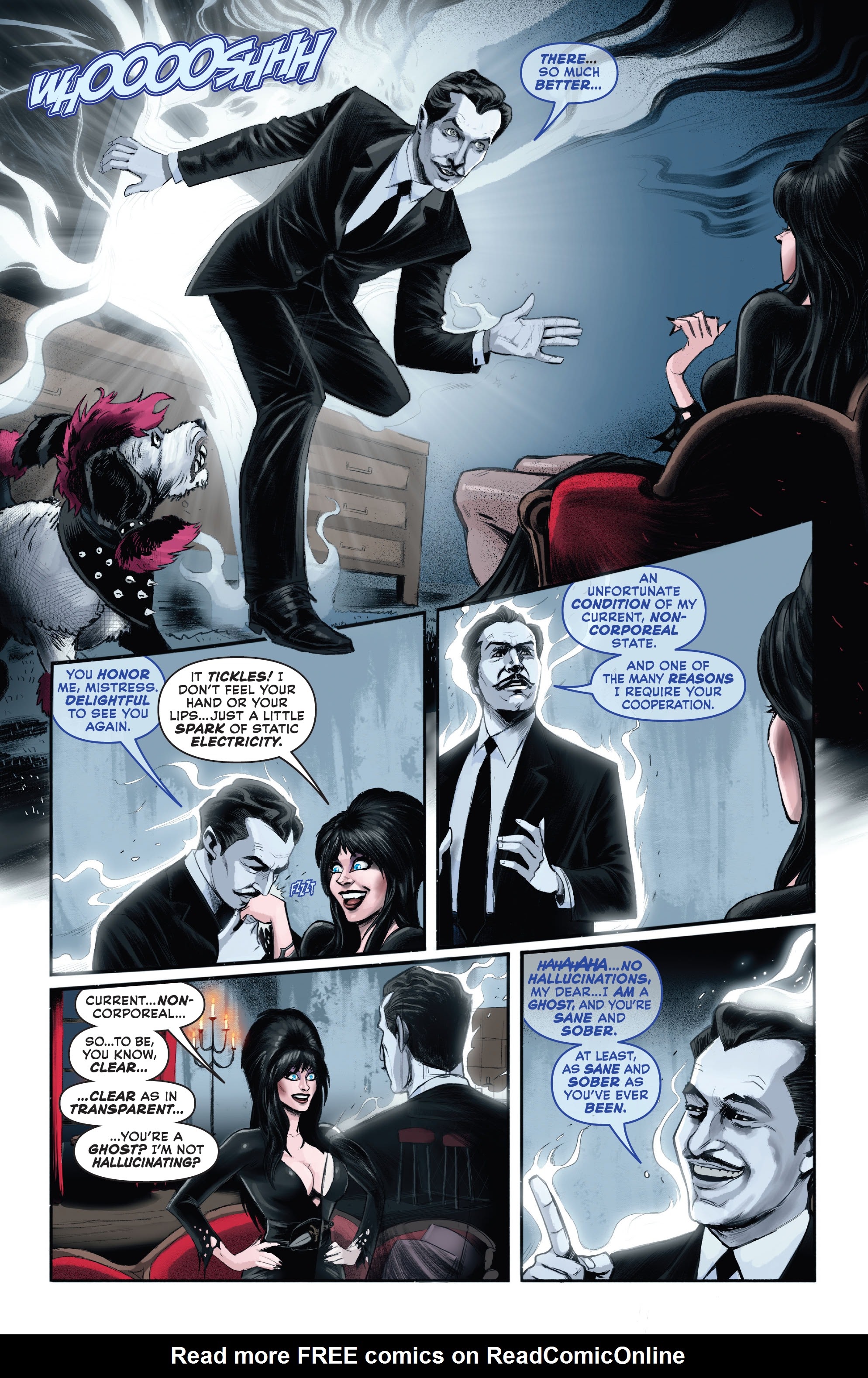 Read online Elvira Meets Vincent Price comic -  Issue #1 - 17