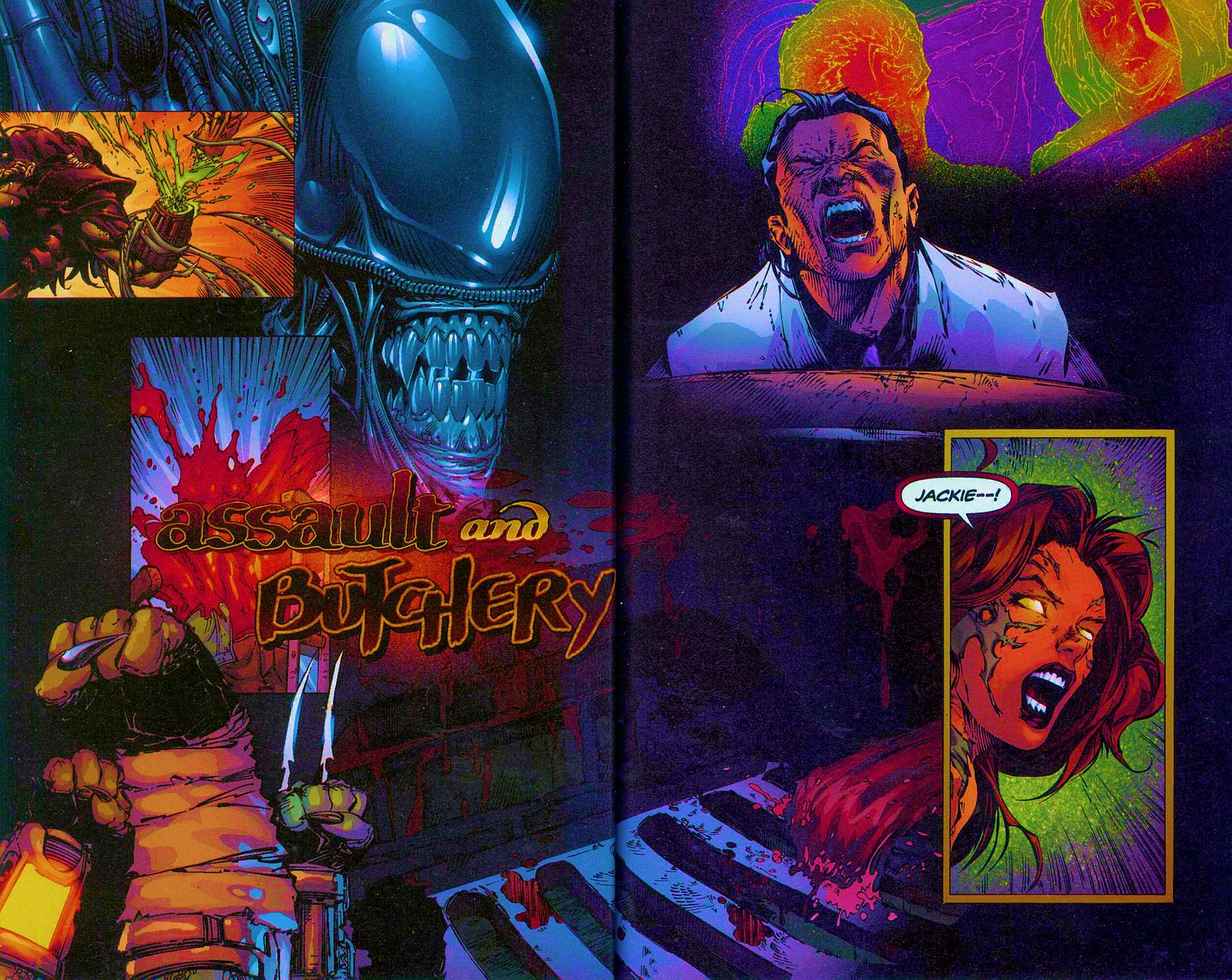 Read online Overkill: Witchblade/Aliens/Darkness/Predator comic -  Issue #2 - 8