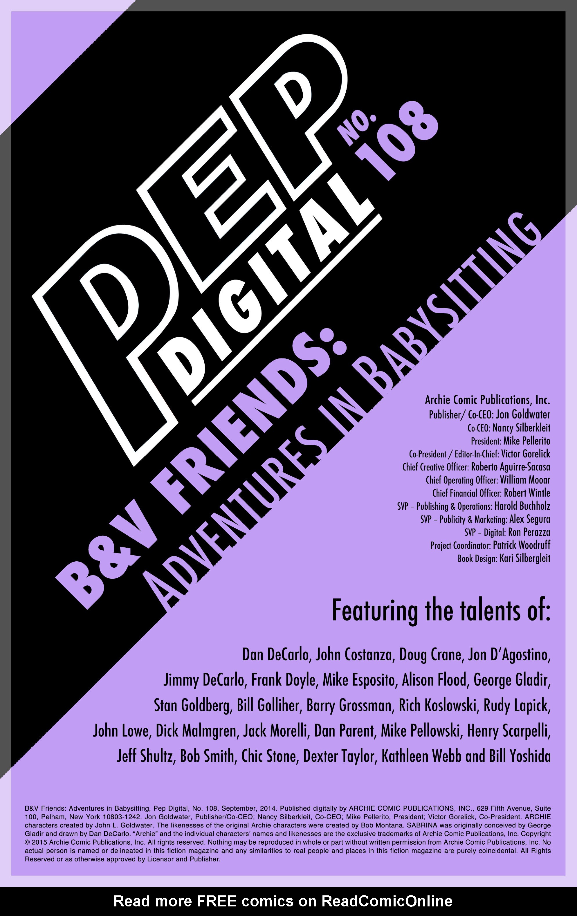 Read online Pep Digital comic -  Issue #108 - 2