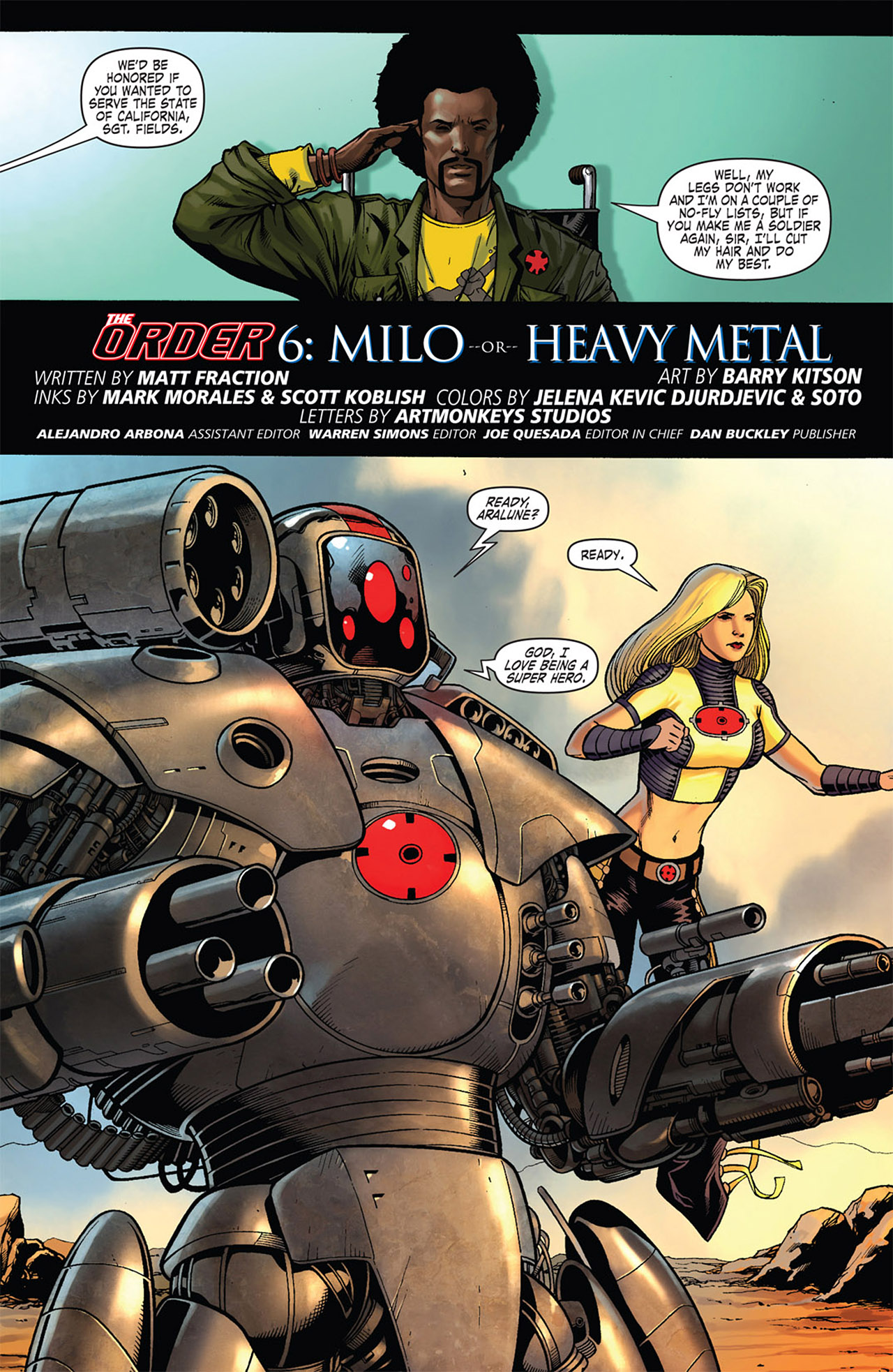 Read online The Order (2007) comic -  Issue #6 - 5