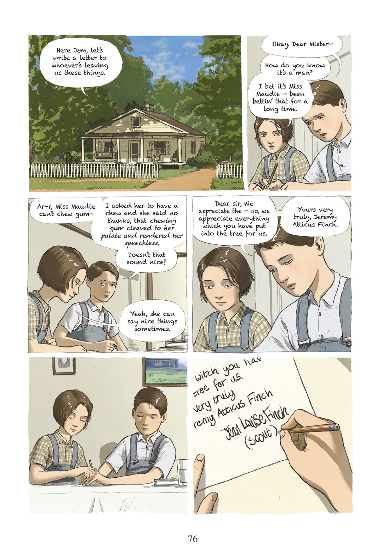 Read online To Kill a Mockingbird: A Graphic Novel comic -  Issue # TPB (Part 1) - 84