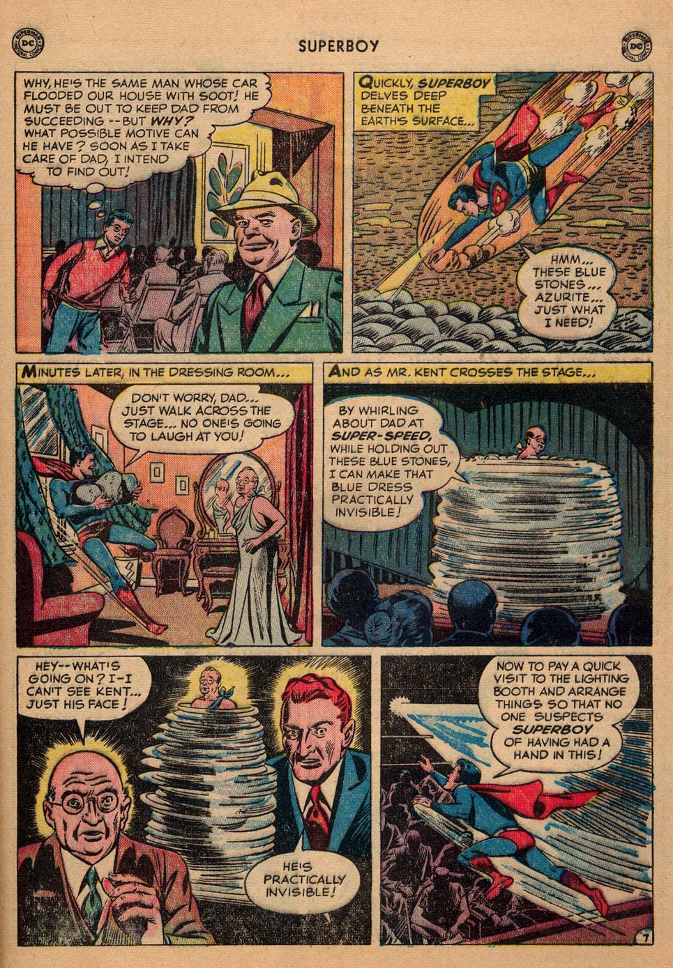 Read online Superboy (1949) comic -  Issue #12 - 35
