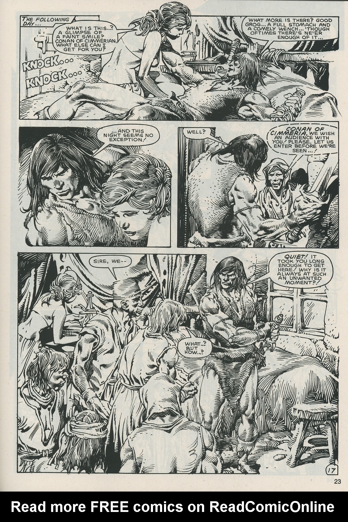 Read online The Savage Sword Of Conan comic -  Issue #121 - 23